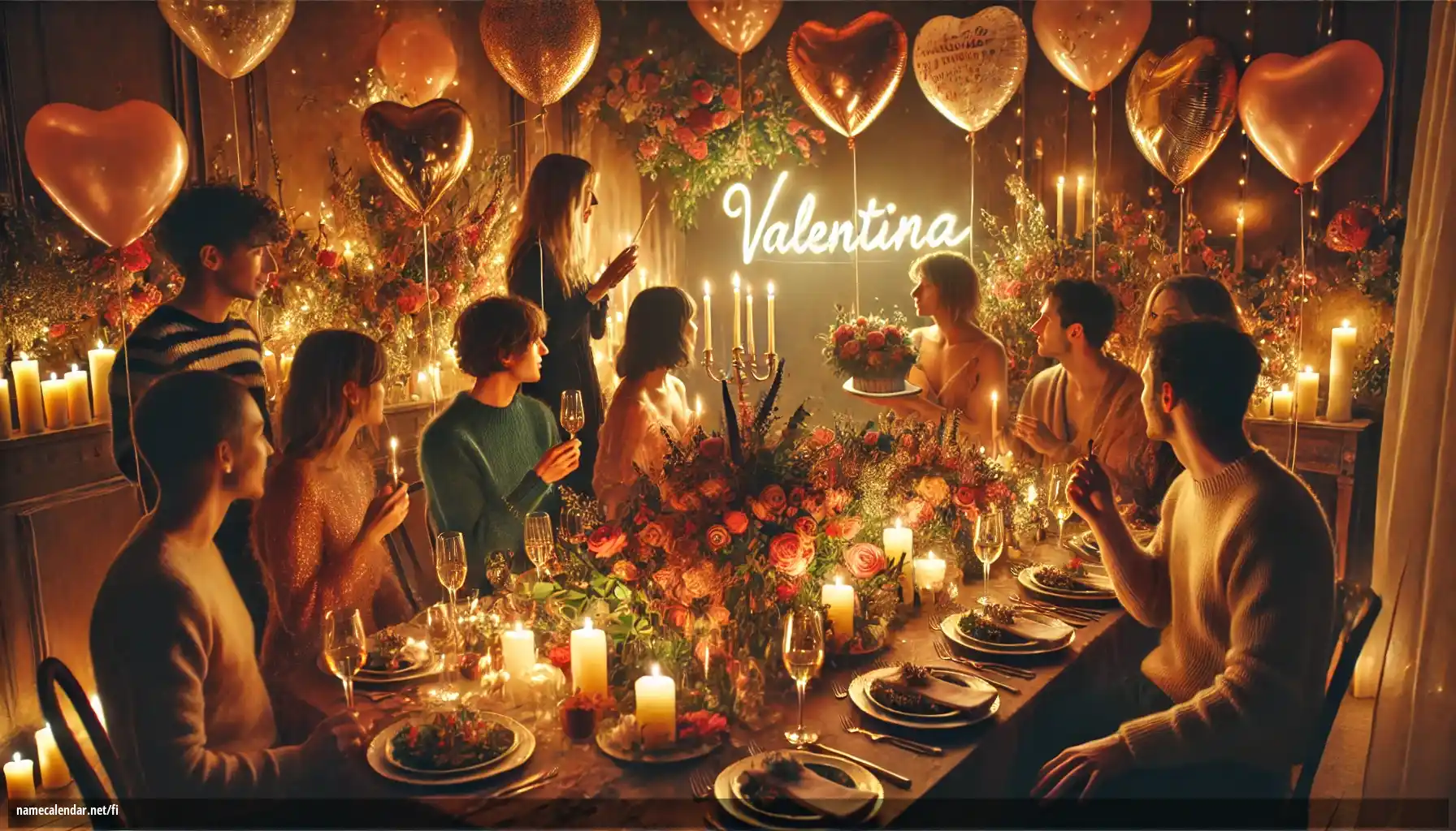 Nimipäivän ja nimen juhliminen - Valentina