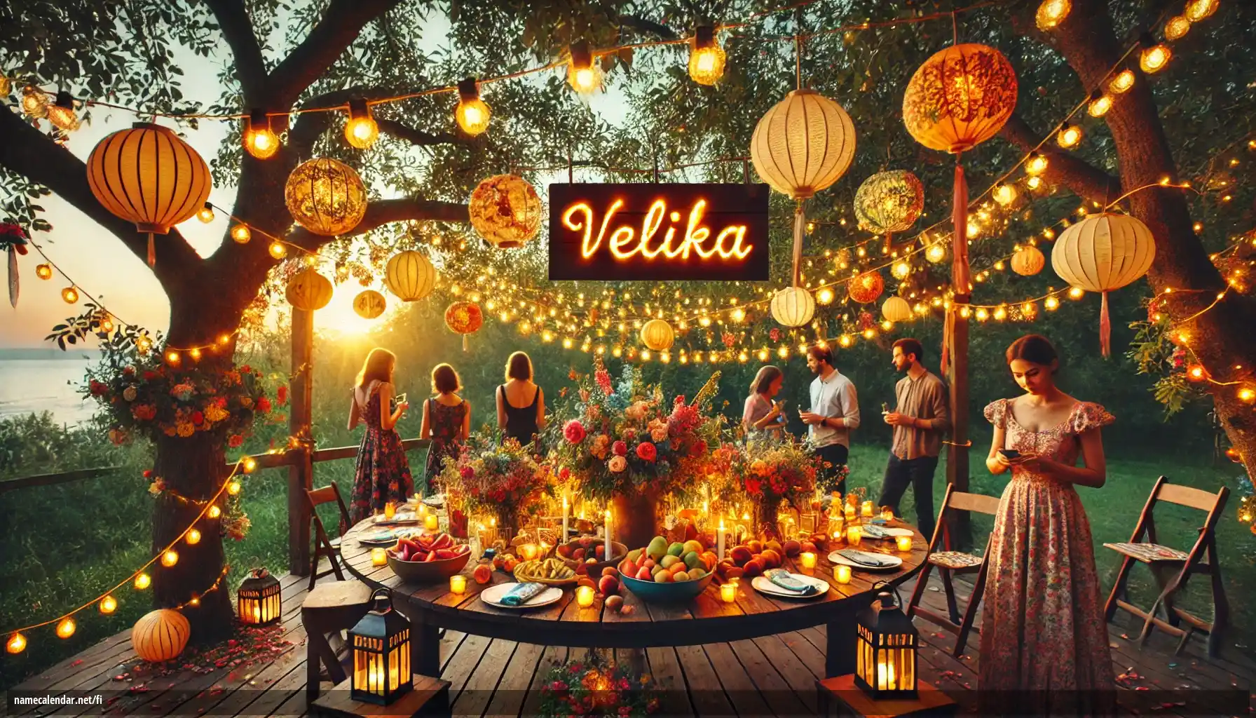 Nimipäivän ja nimen juhliminen - Velika
