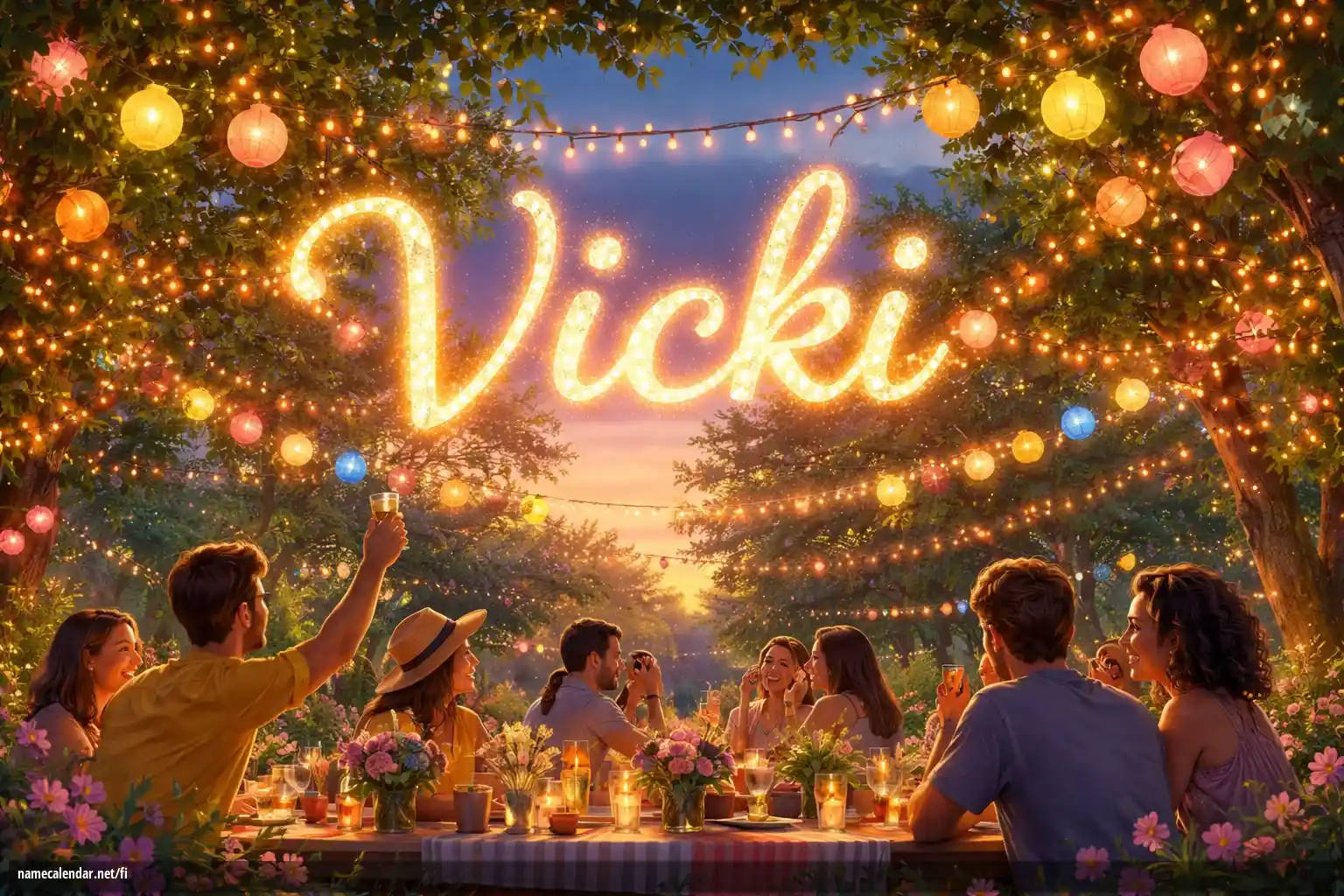 Nimipäivän ja nimen juhliminen - Vicki