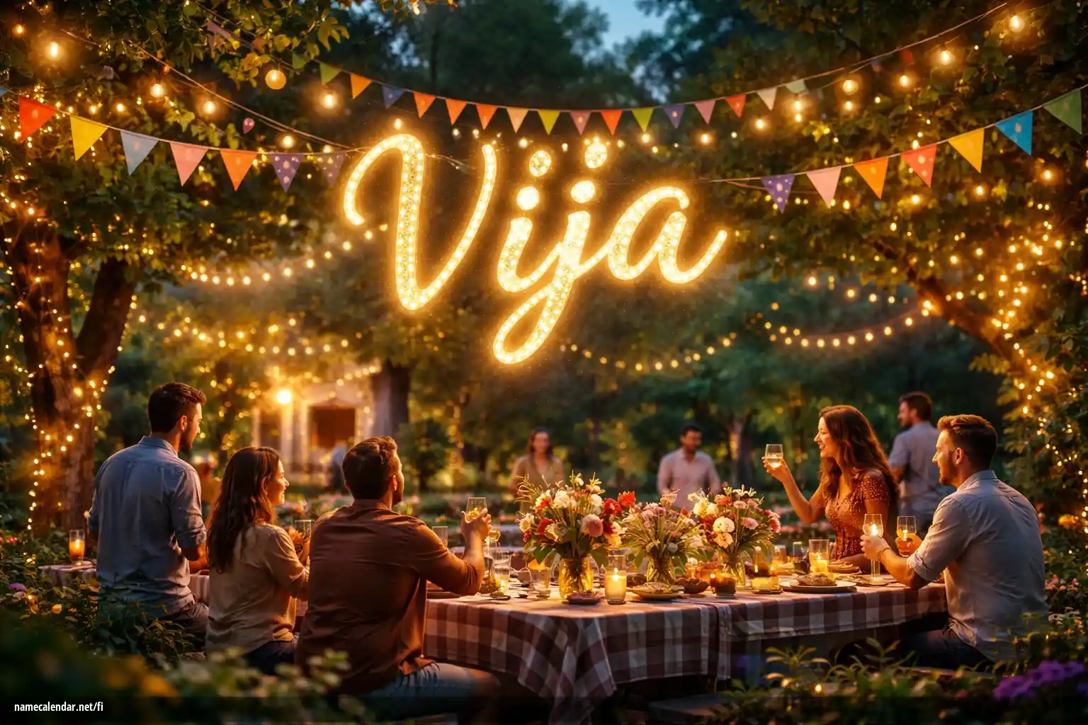 Nimipäivän ja nimen juhliminen - Vija