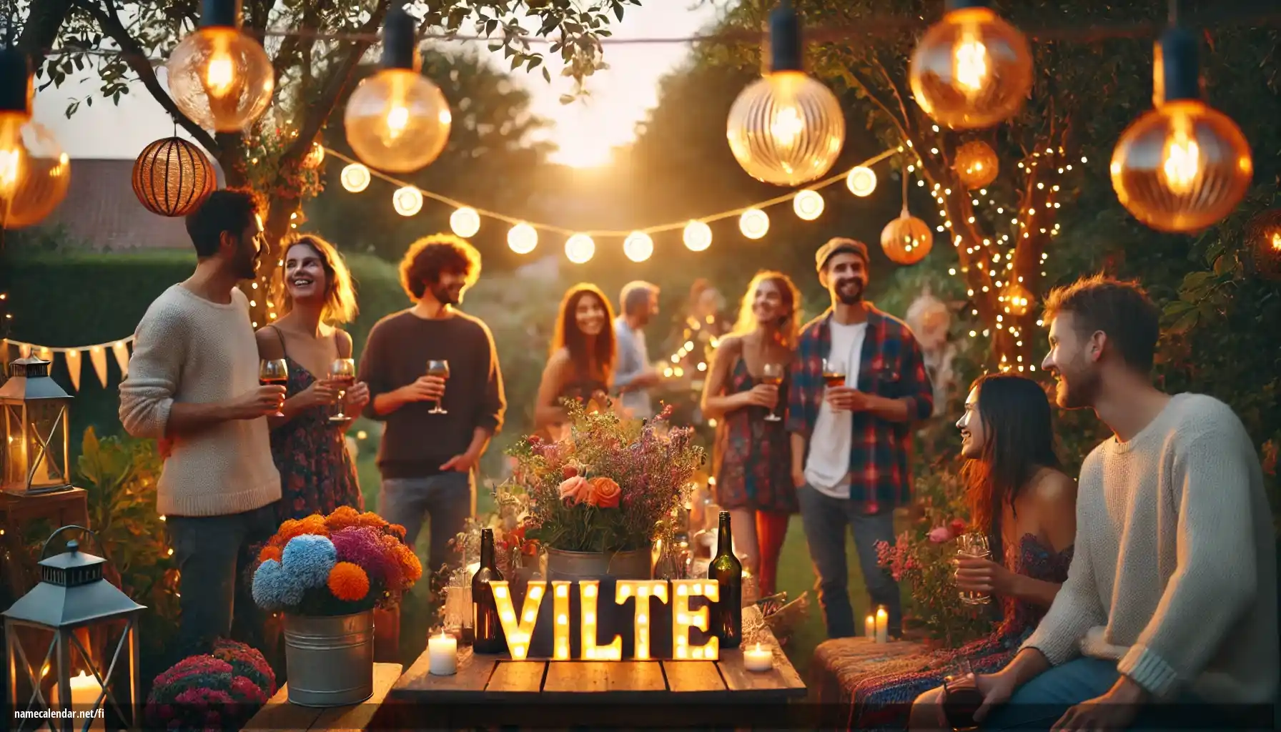 Nimipäivän ja nimen juhliminen - Vilte