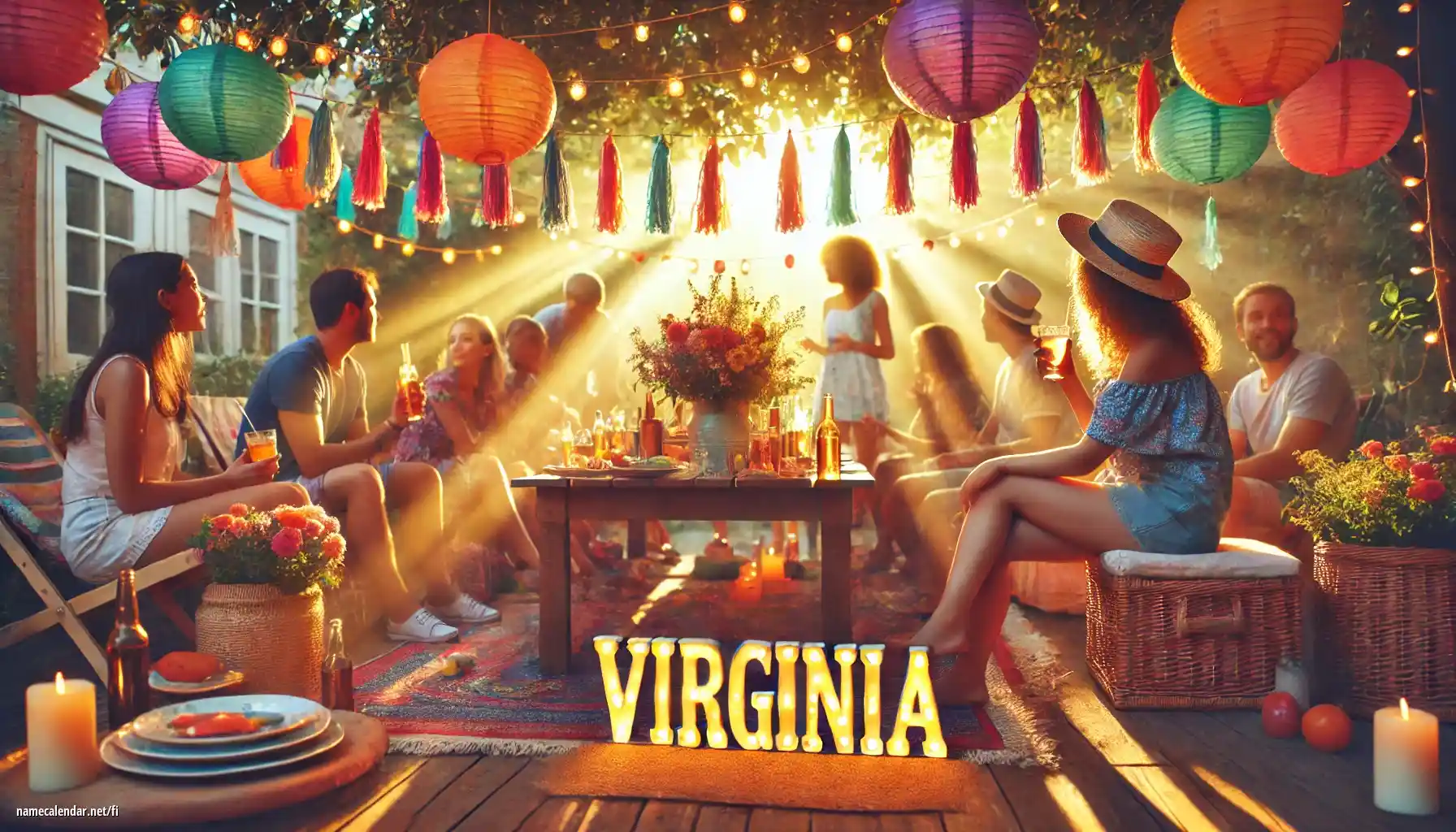 Nimipäivän ja nimen juhliminen - Virginia