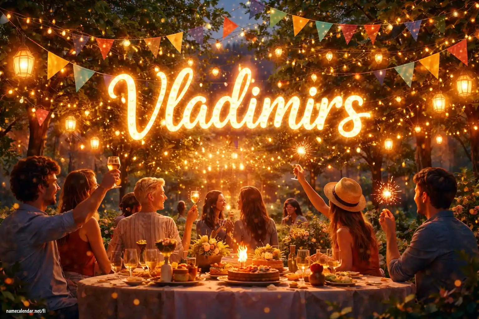 Nimipäivän ja nimen juhliminen - Vladimirs