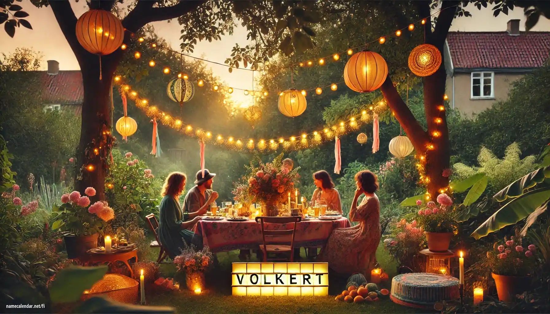 Nimipäivän ja nimen juhliminen - Volkert