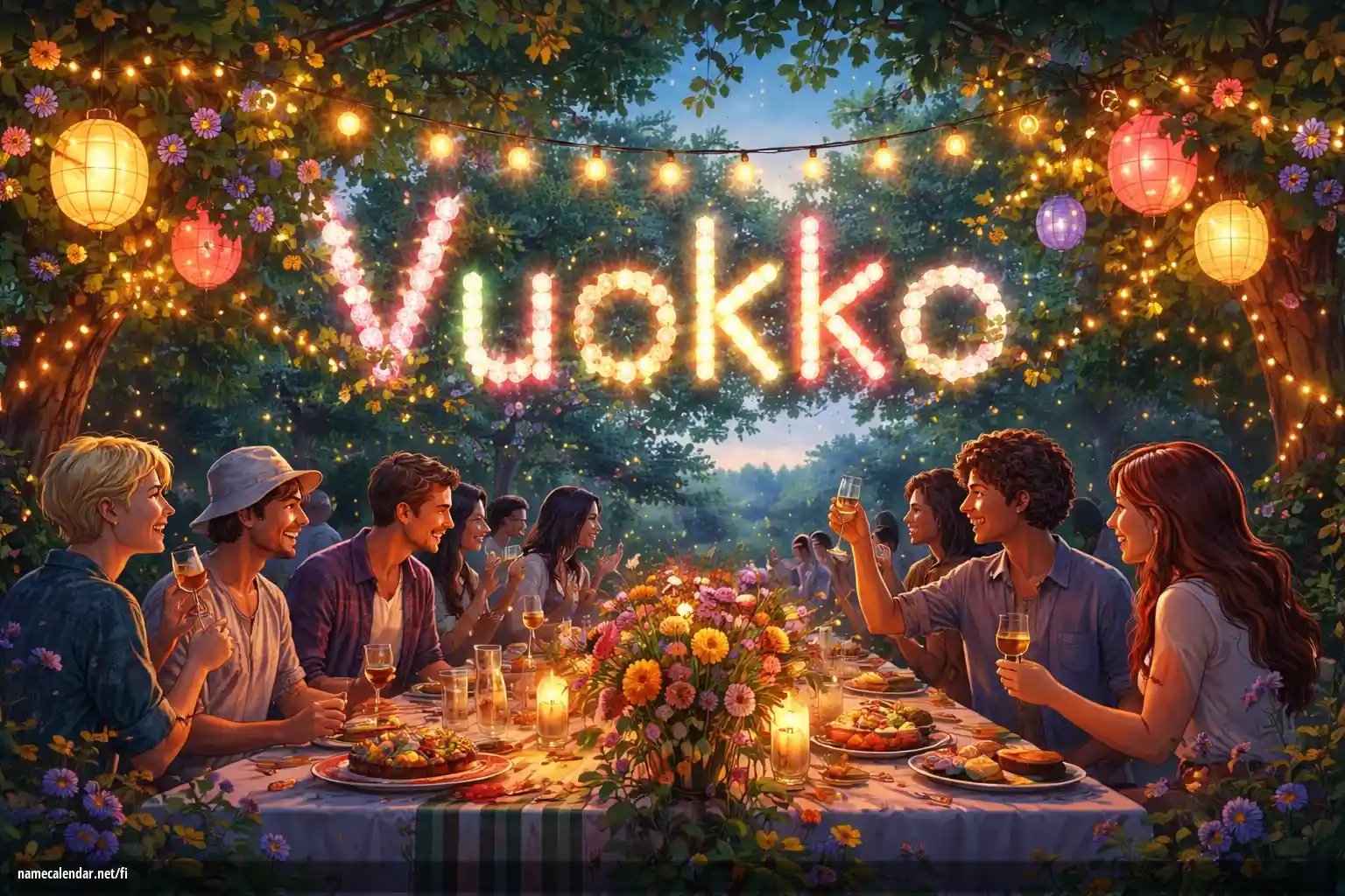 Nimipäivän ja nimen juhliminen - Vuokko