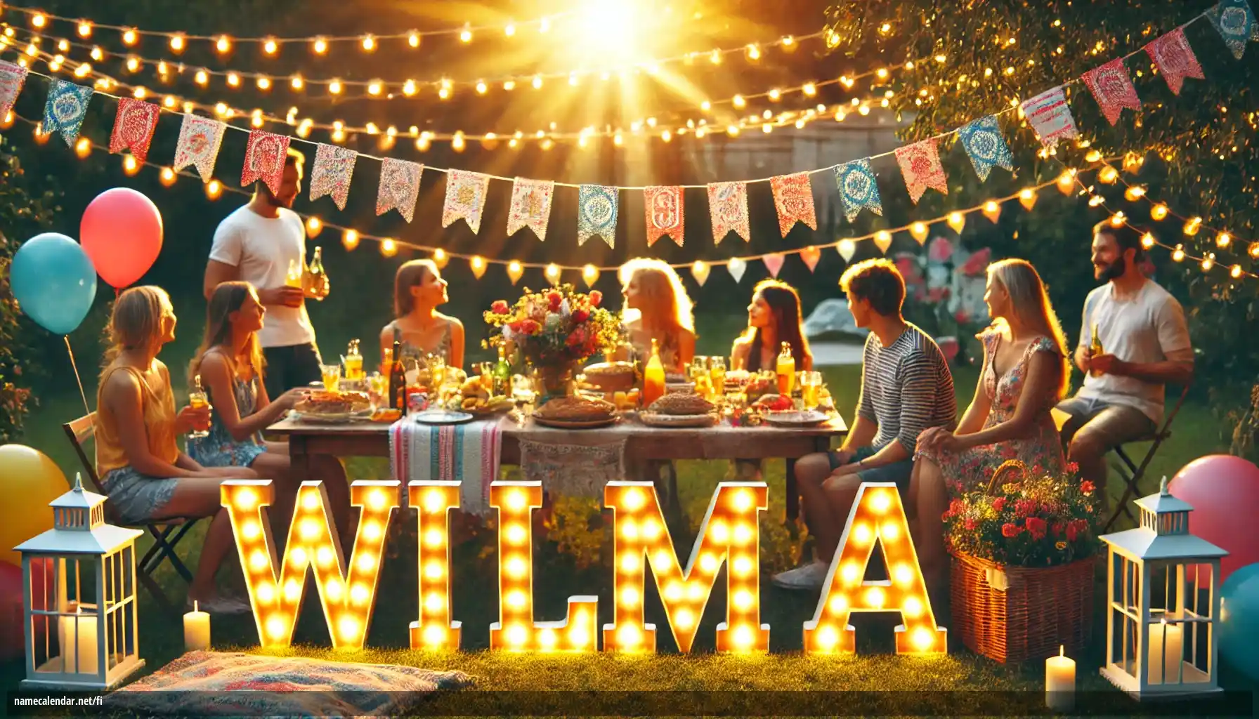 Nimipäivän ja nimen juhliminen - Wilma