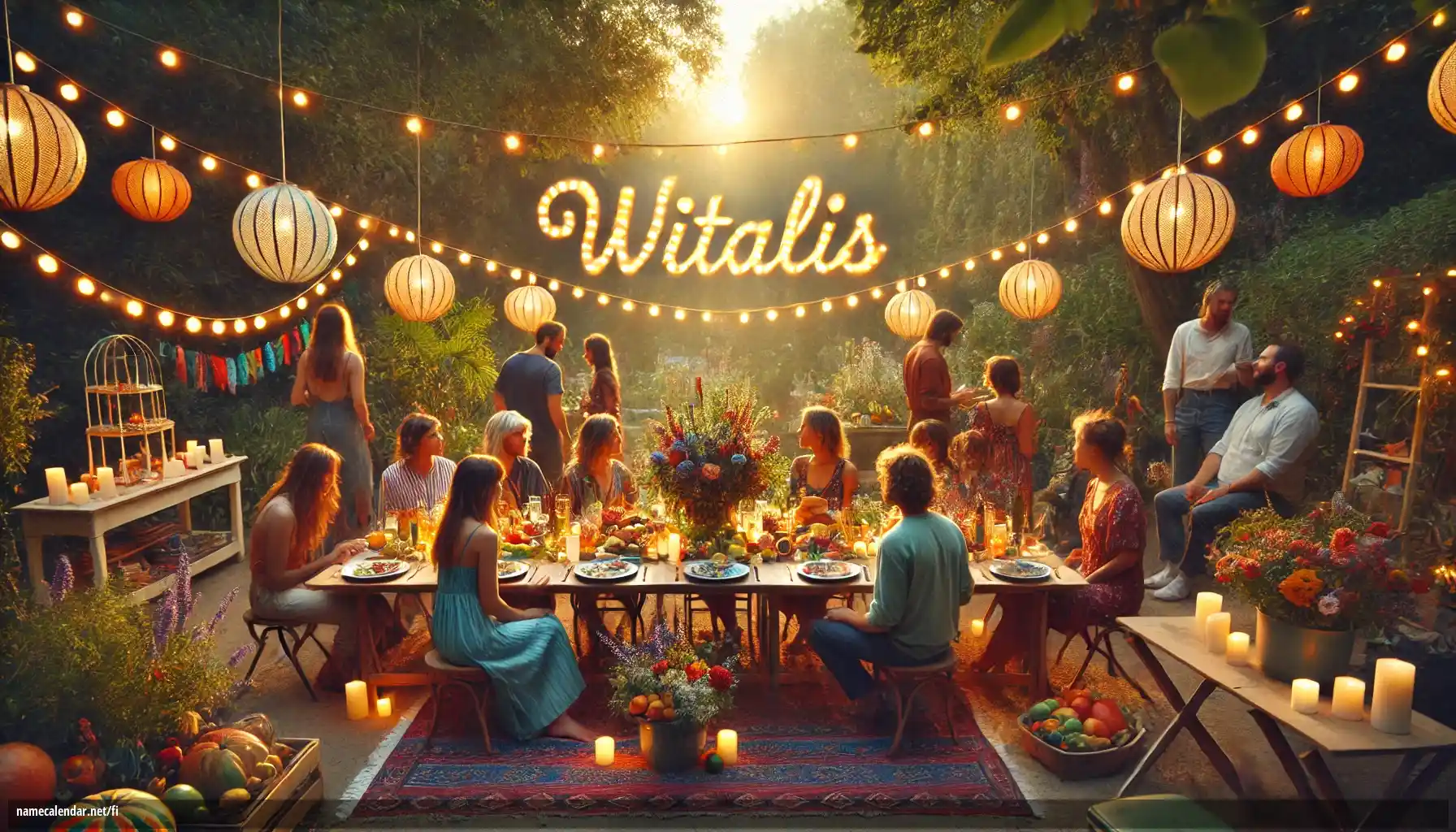 Nimipäivän ja nimen juhliminen - Witalis