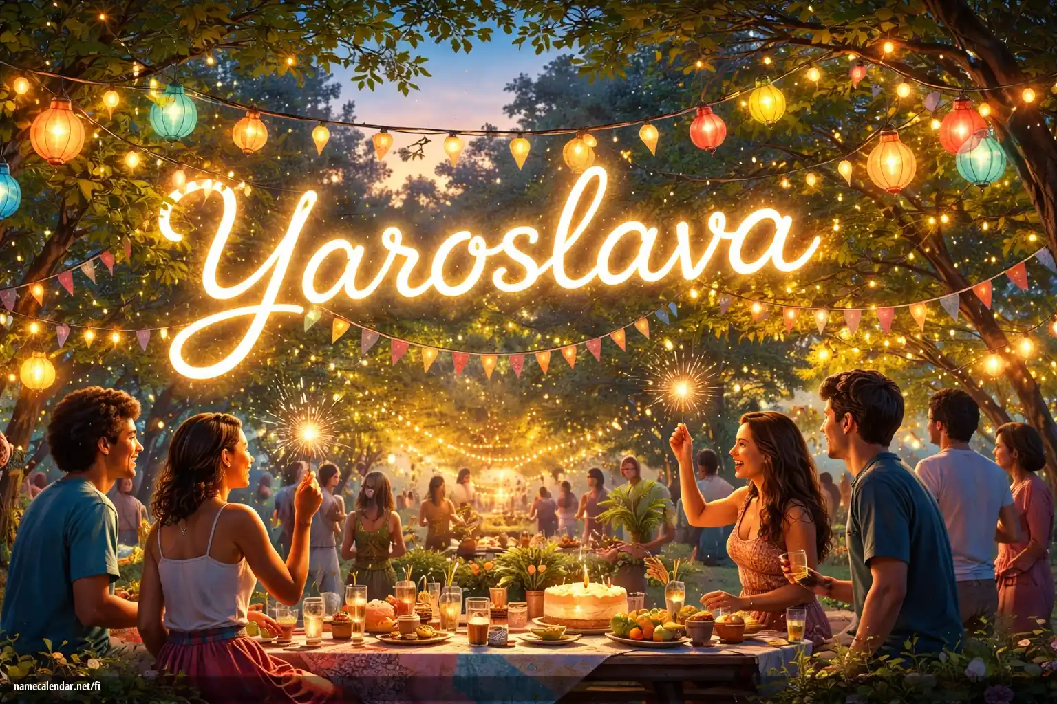 Nimipäivän ja nimen juhliminen - Yaroslava