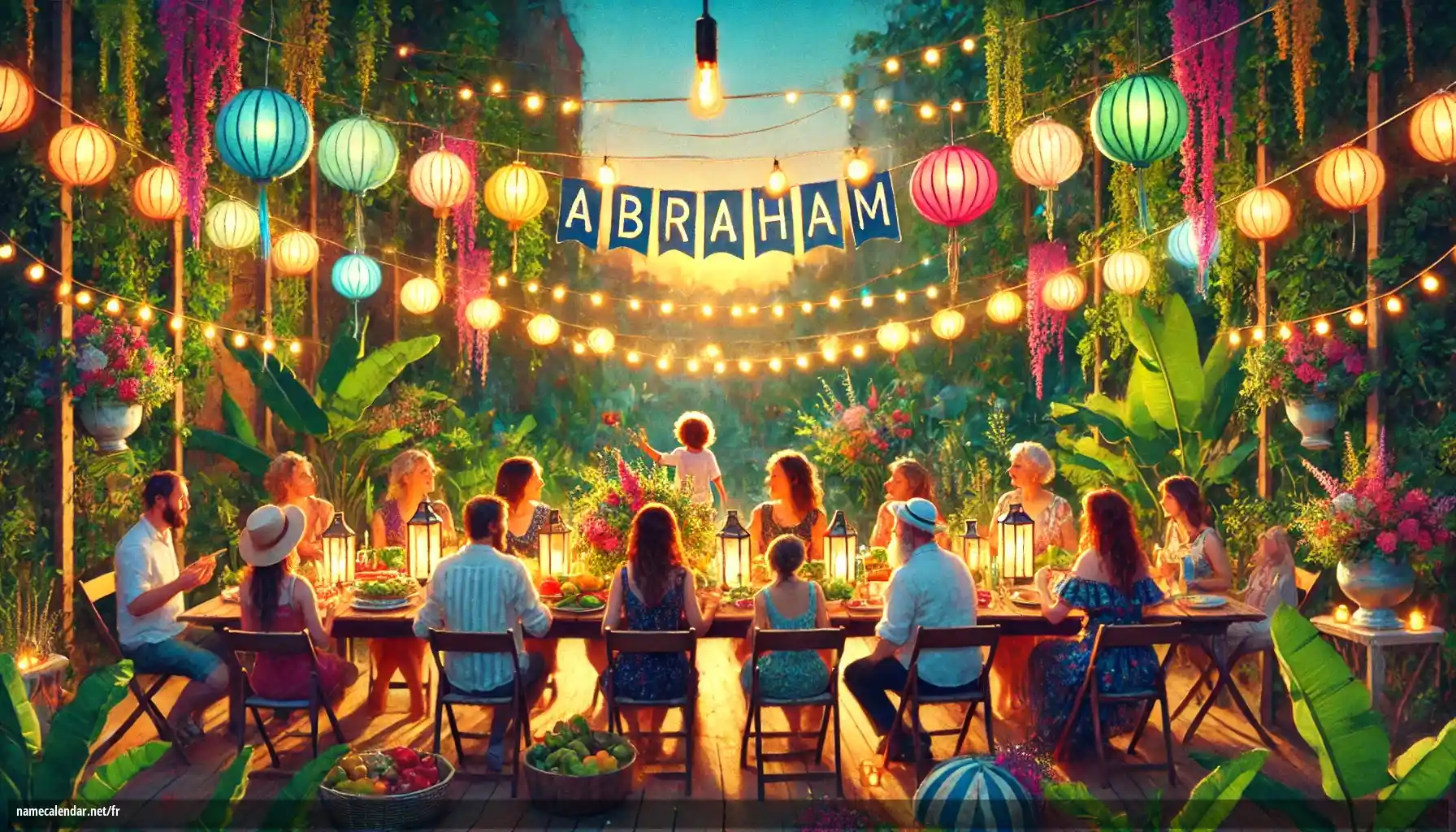 Célébration du jour du nom et du nom - Ábrahám