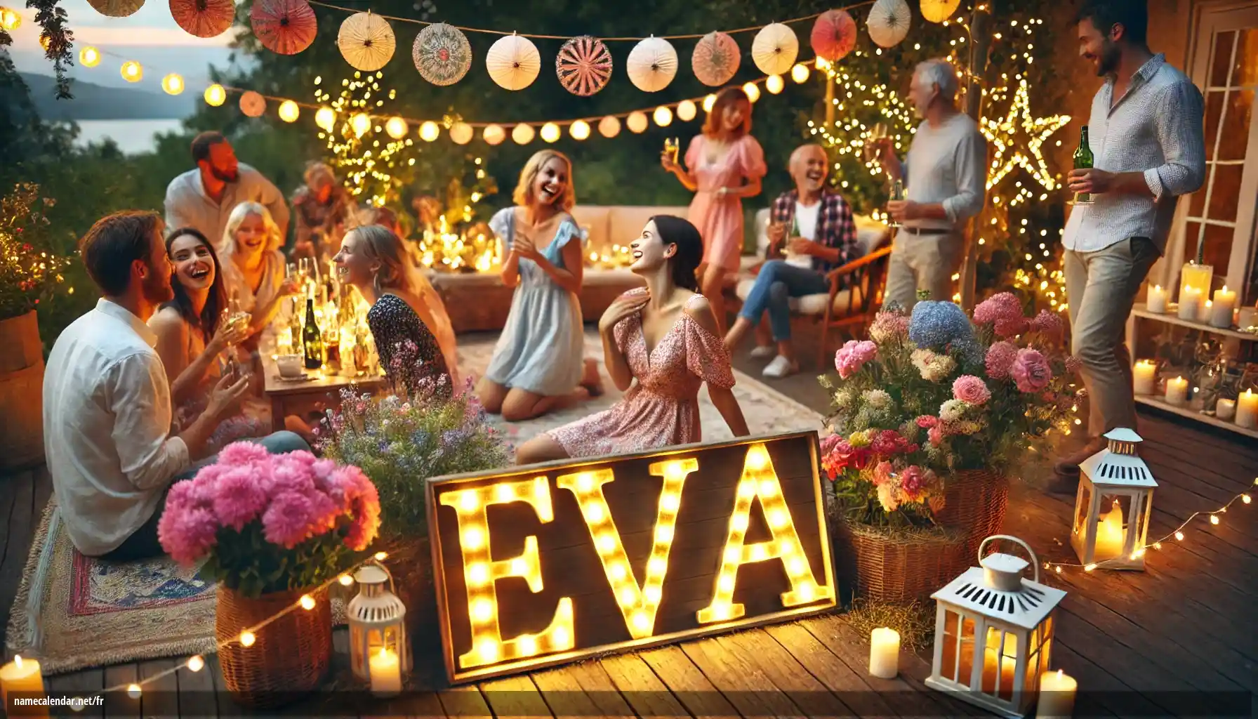 Célébration du jour du nom et du nom - Éva