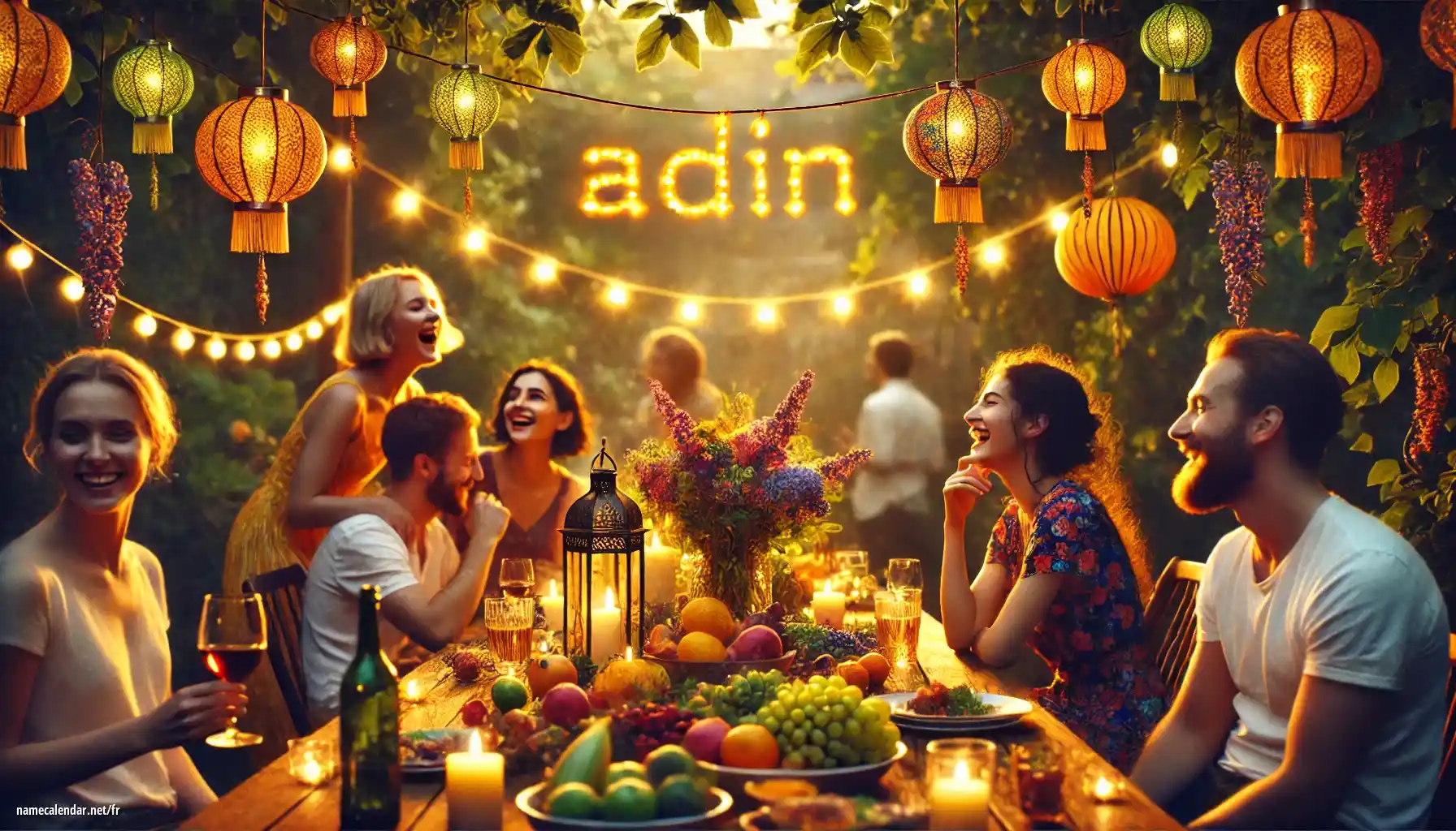 Célébration du jour du nom et du nom - Adin