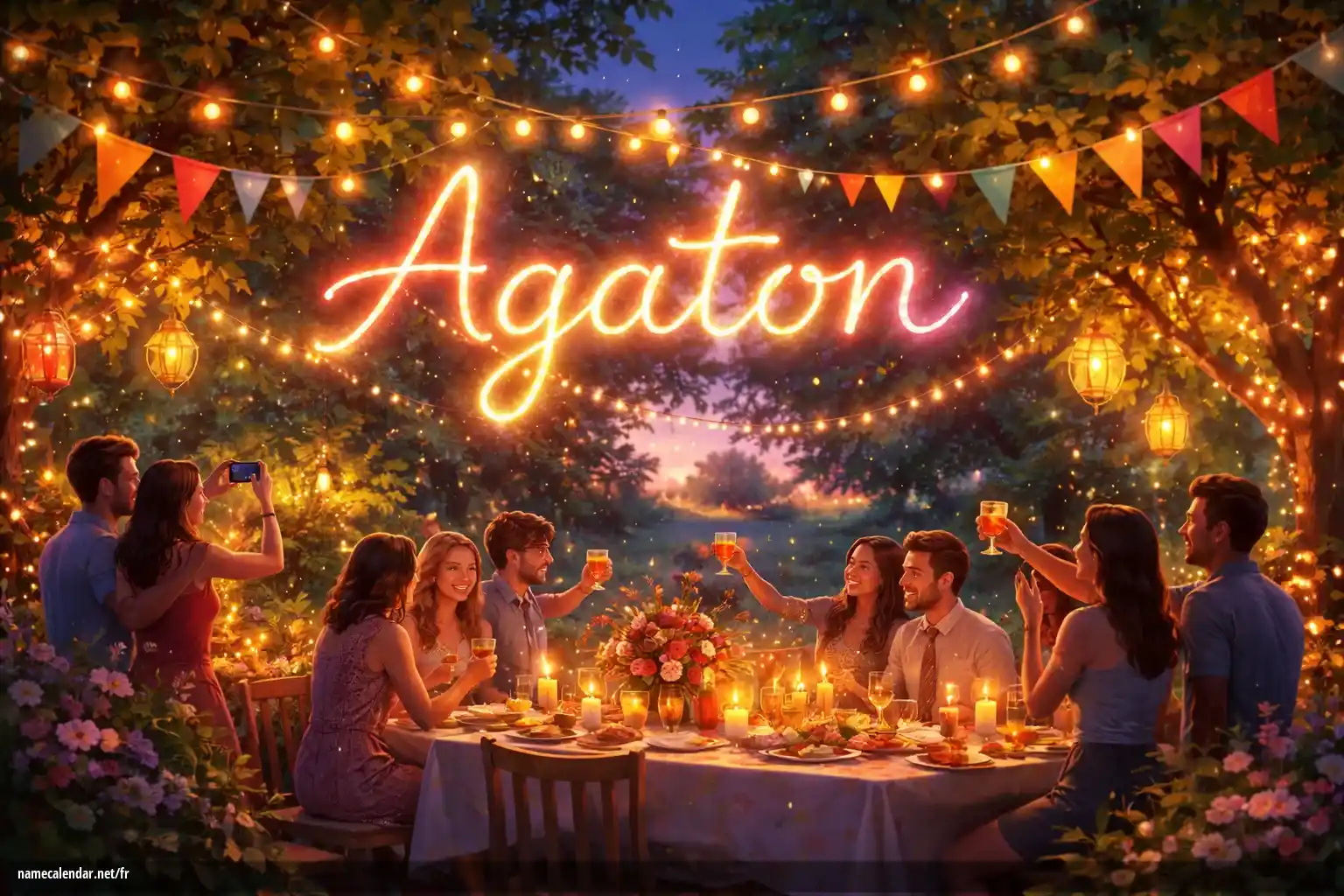 Célébration du jour du nom et du nom - Agaton