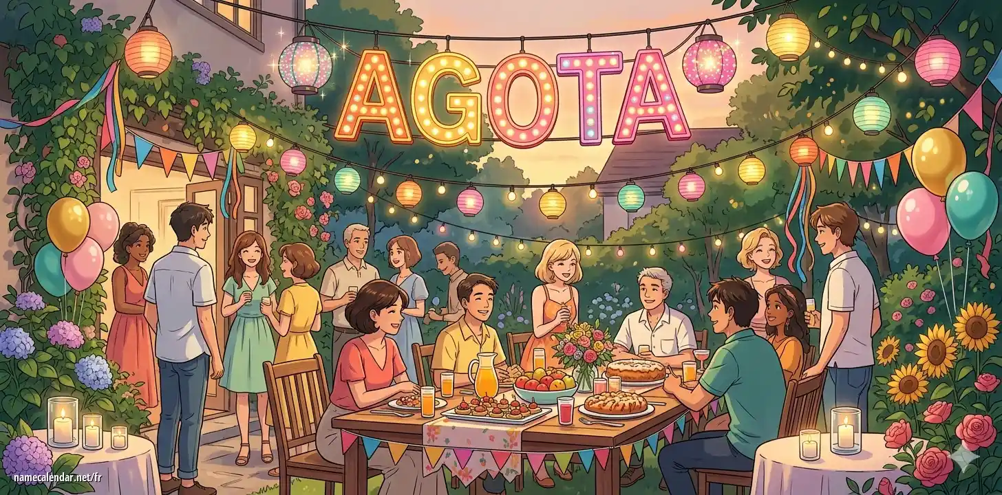 Célébration du jour du nom et du nom - Agota