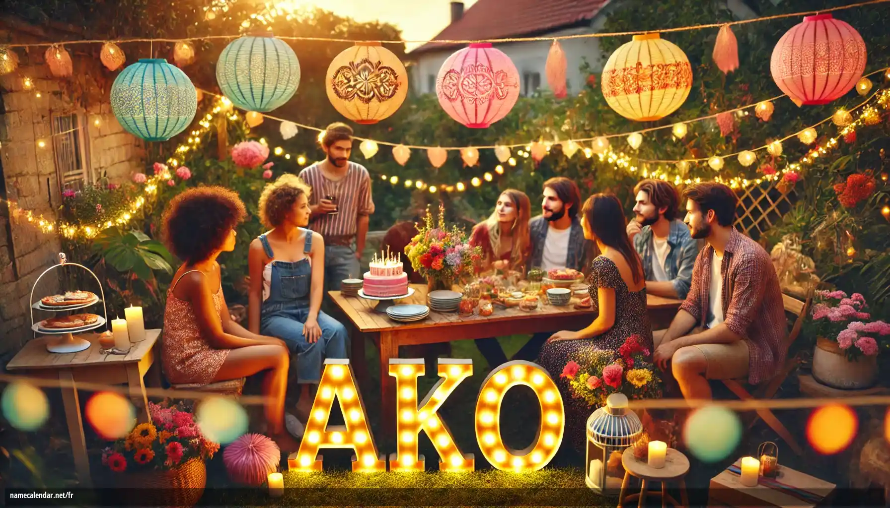 Célébration du jour du nom et du nom - Ako