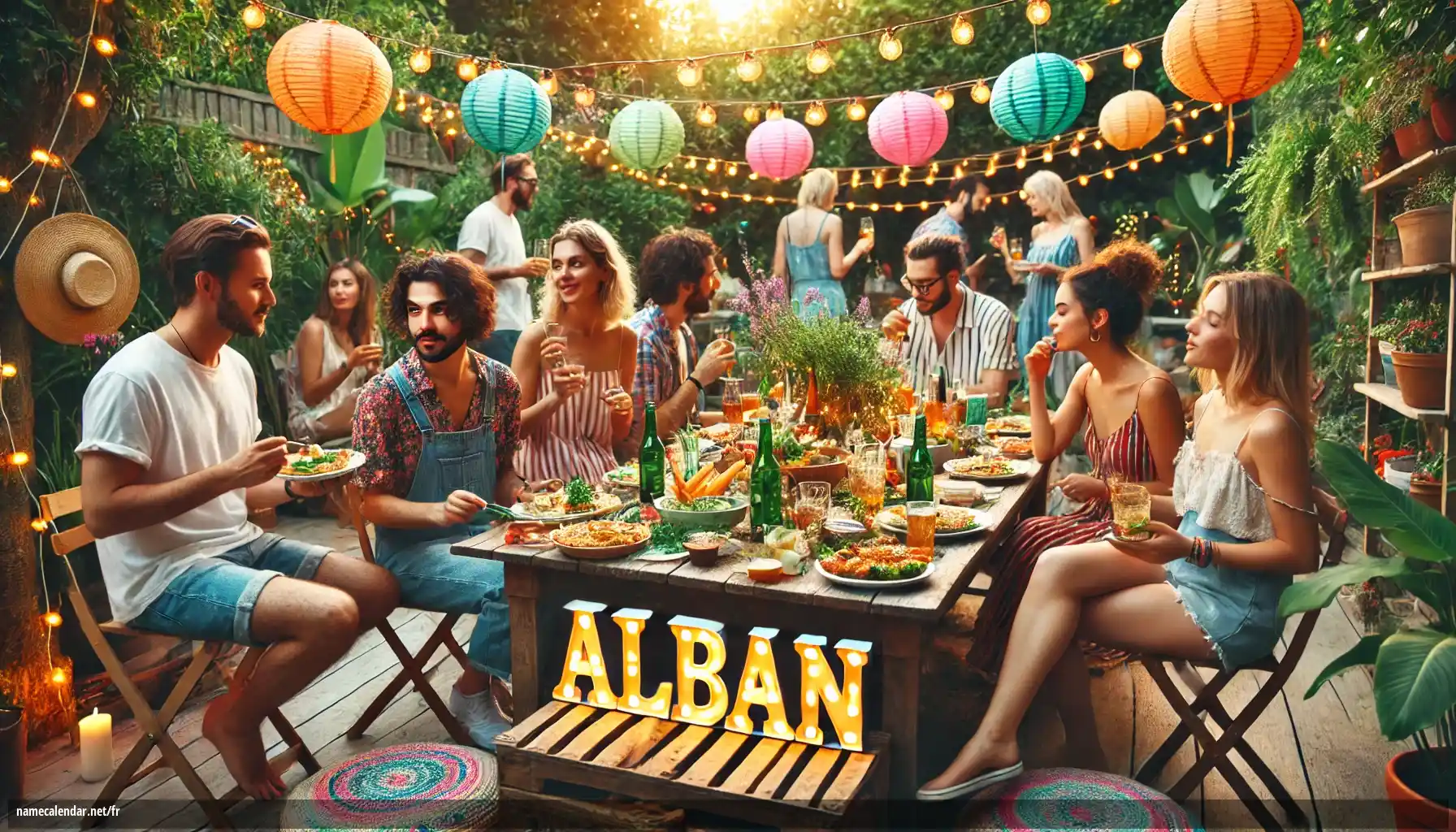 Célébration du jour du nom et du nom - Alban