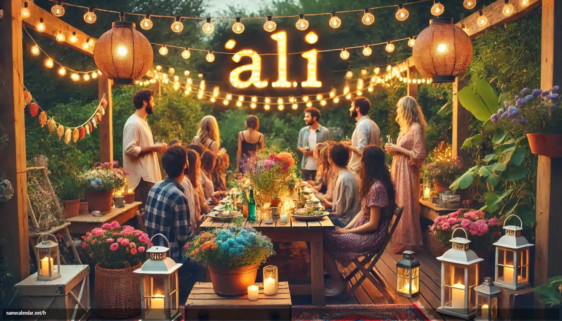 Célébration du jour du nom et du nom - Ali