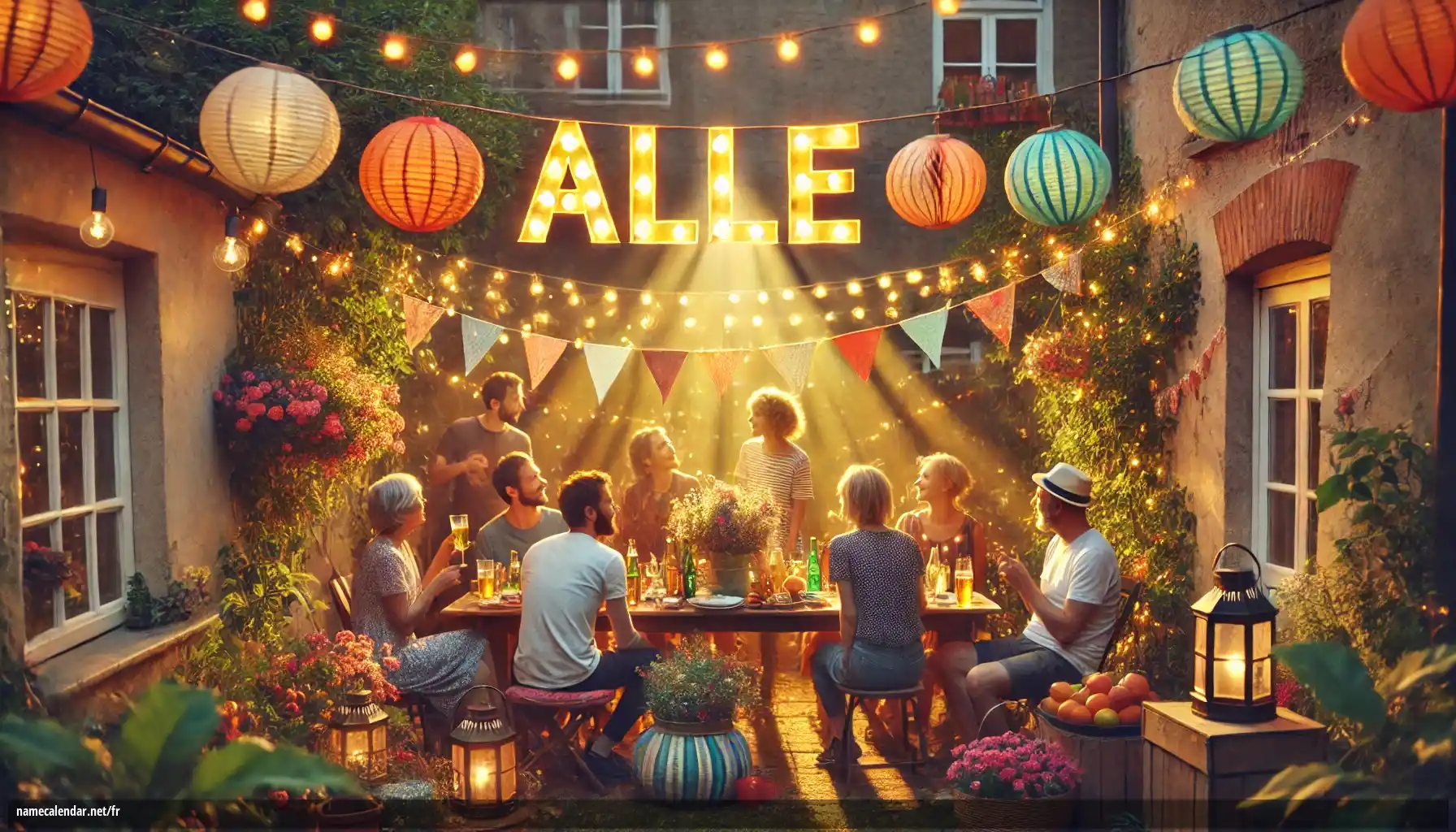 Célébration du jour du nom et du nom - Alle