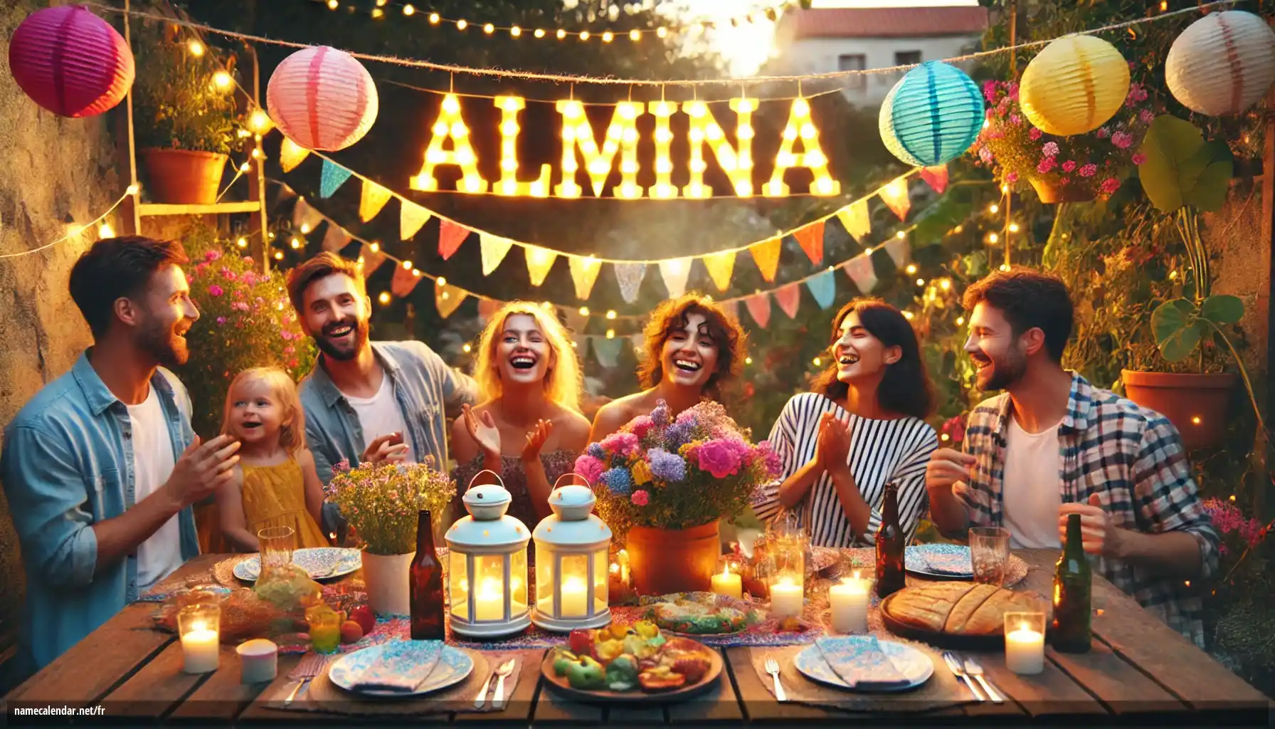 Célébration du jour du nom et du nom - Almina