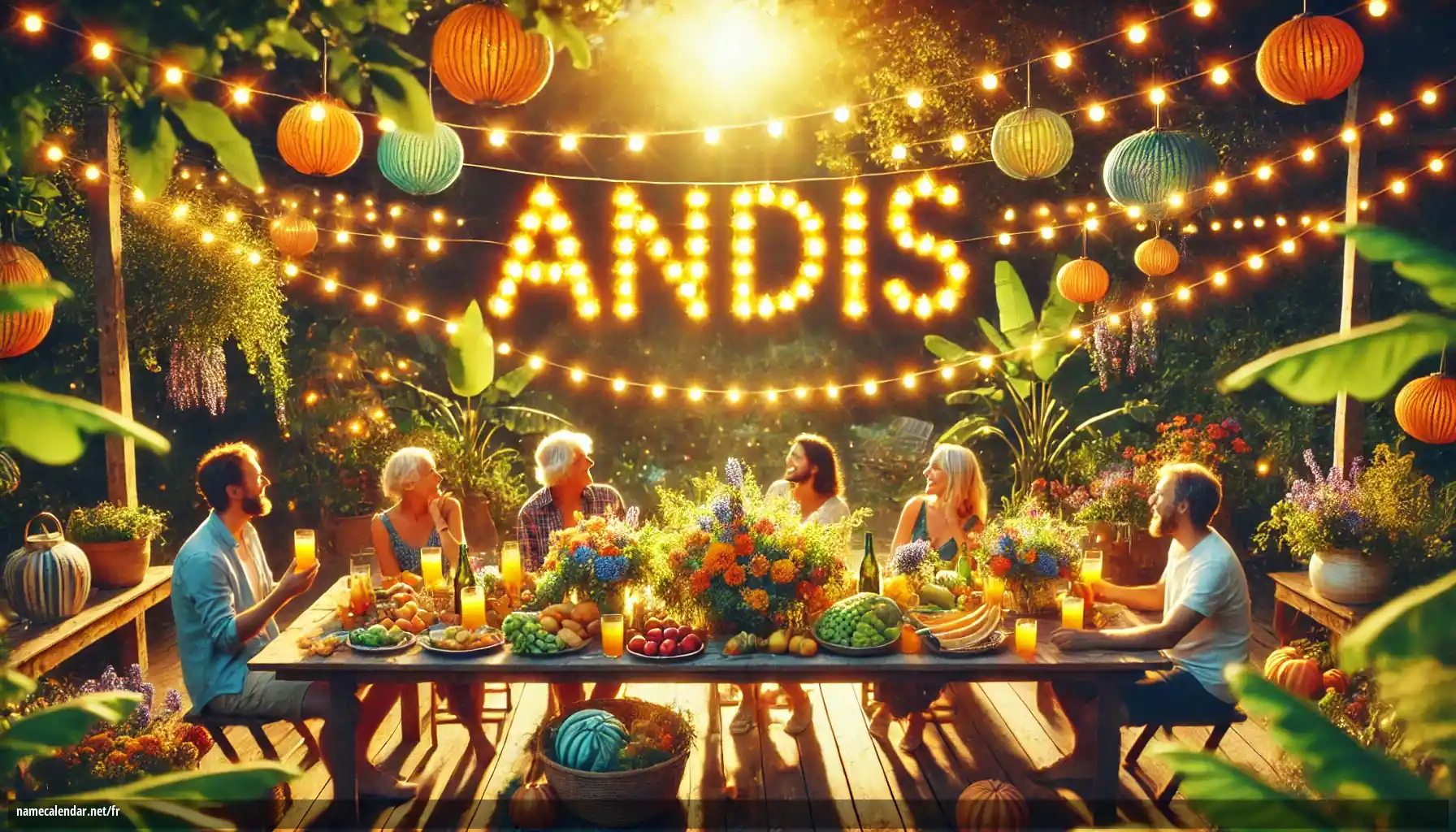 Célébration du jour du nom et du nom - Andis