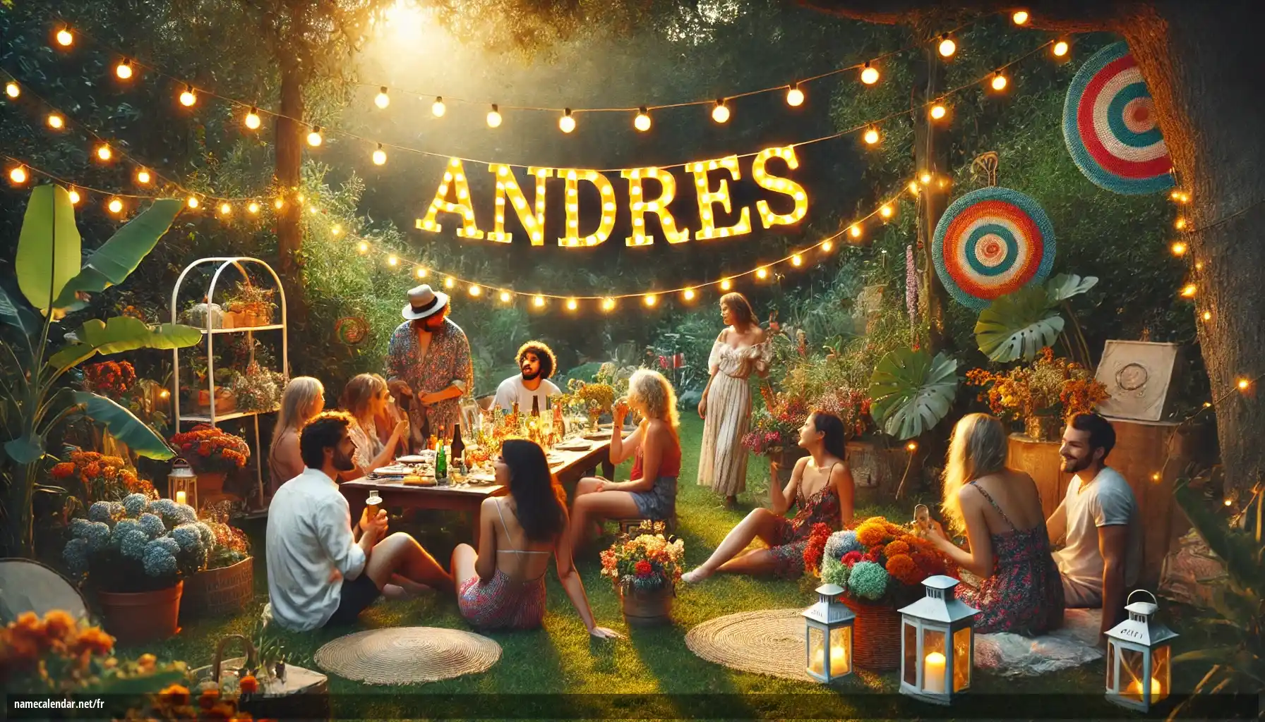 Célébration du jour du nom et du nom - Andrés