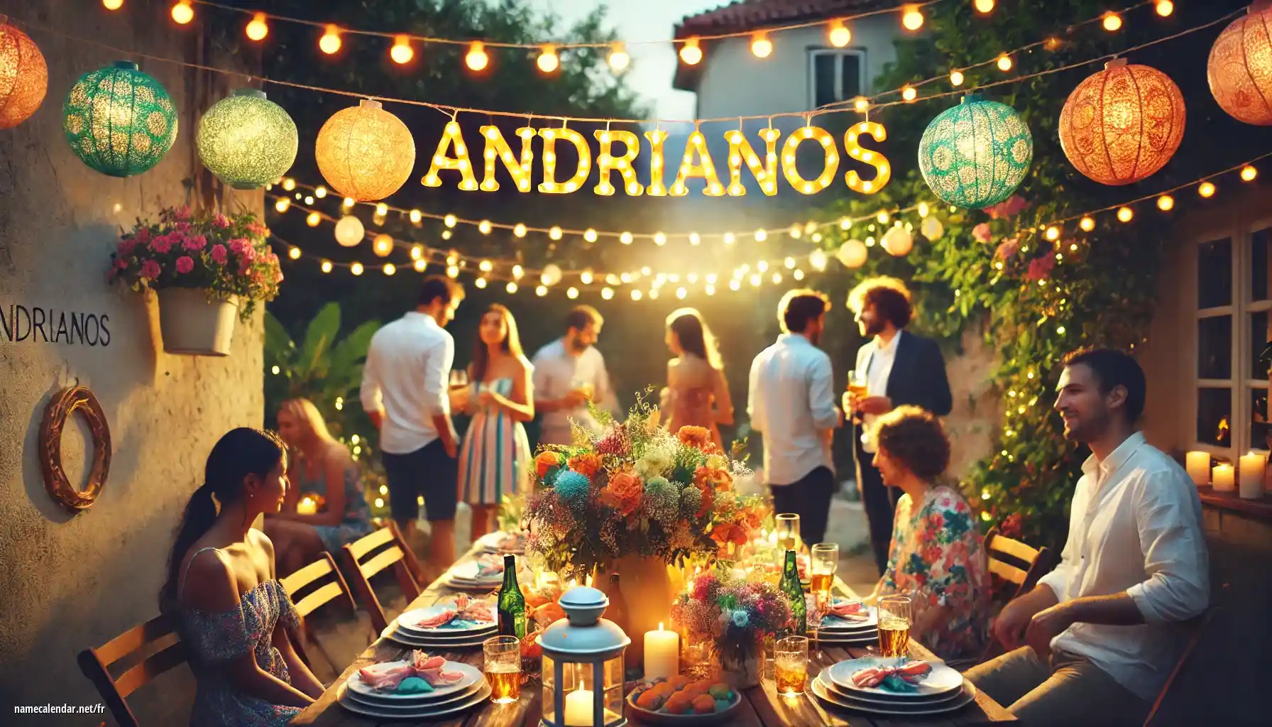 Célébration du jour du nom et du nom - Andrianos