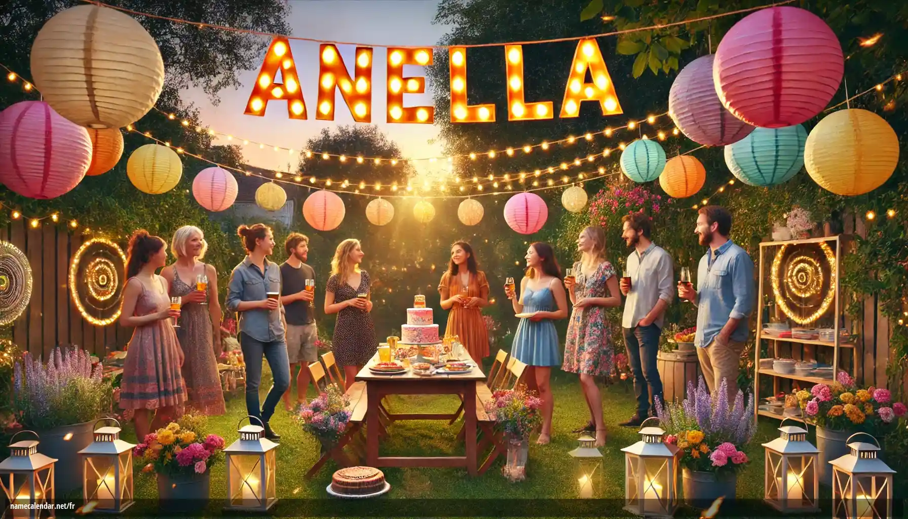 Célébration du jour du nom et du nom - Anella