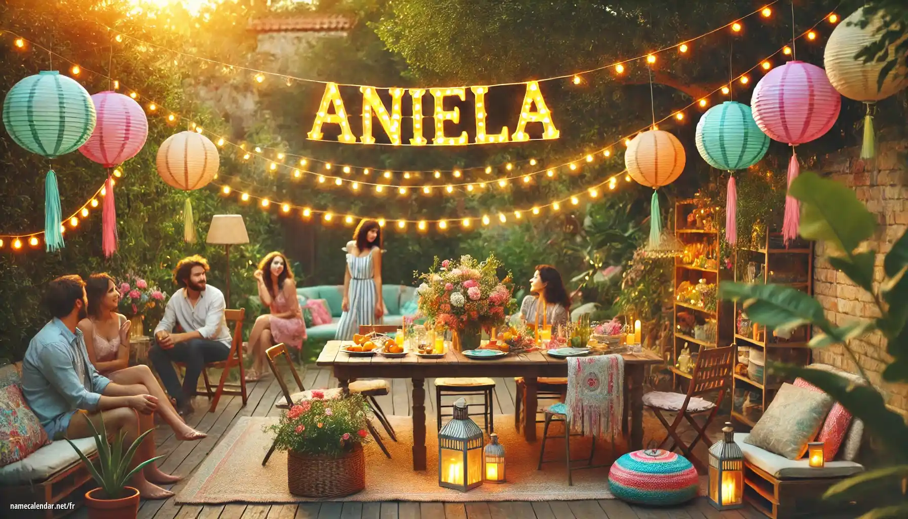 Célébration du jour du nom et du nom - Aniela