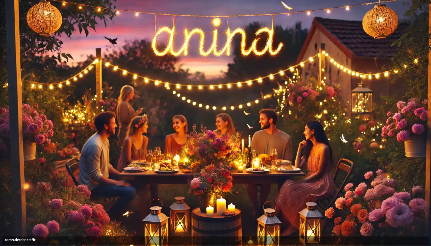 Célébration du jour du nom et du nom - Anina