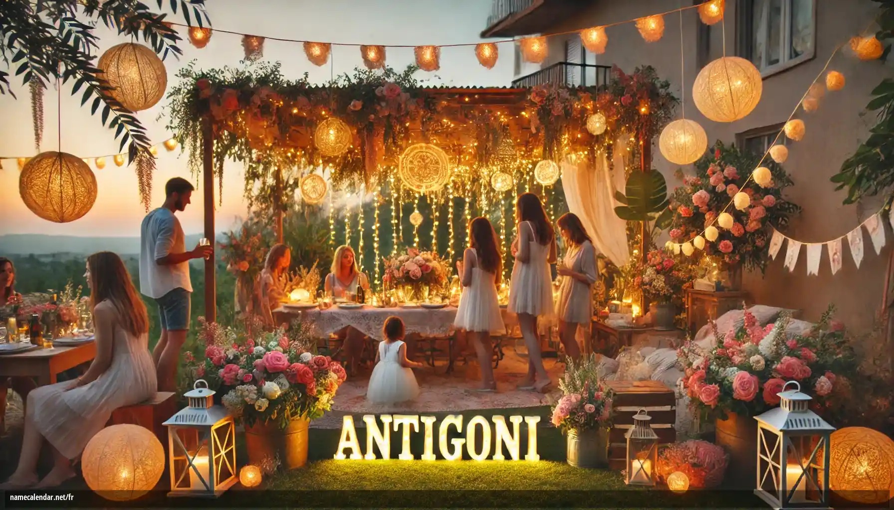 Célébration du jour du nom et du nom - Antigoni