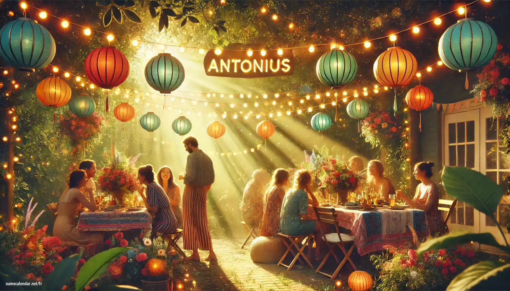 Célébration du jour du nom et du nom - Antonius