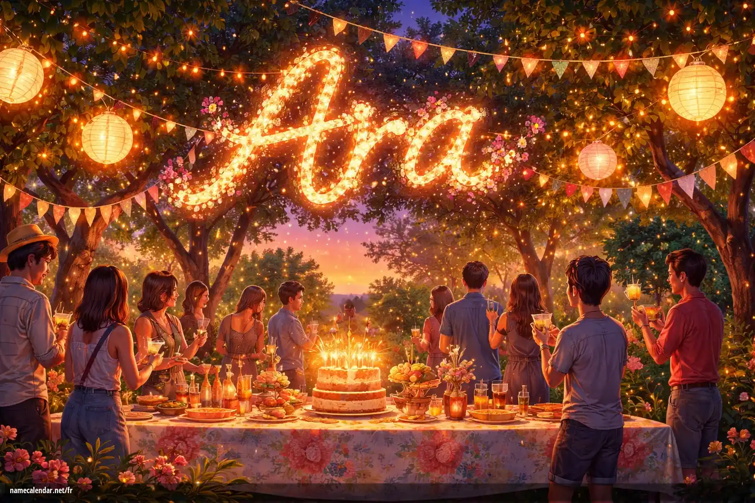 Célébration du jour du nom et du nom - Ara