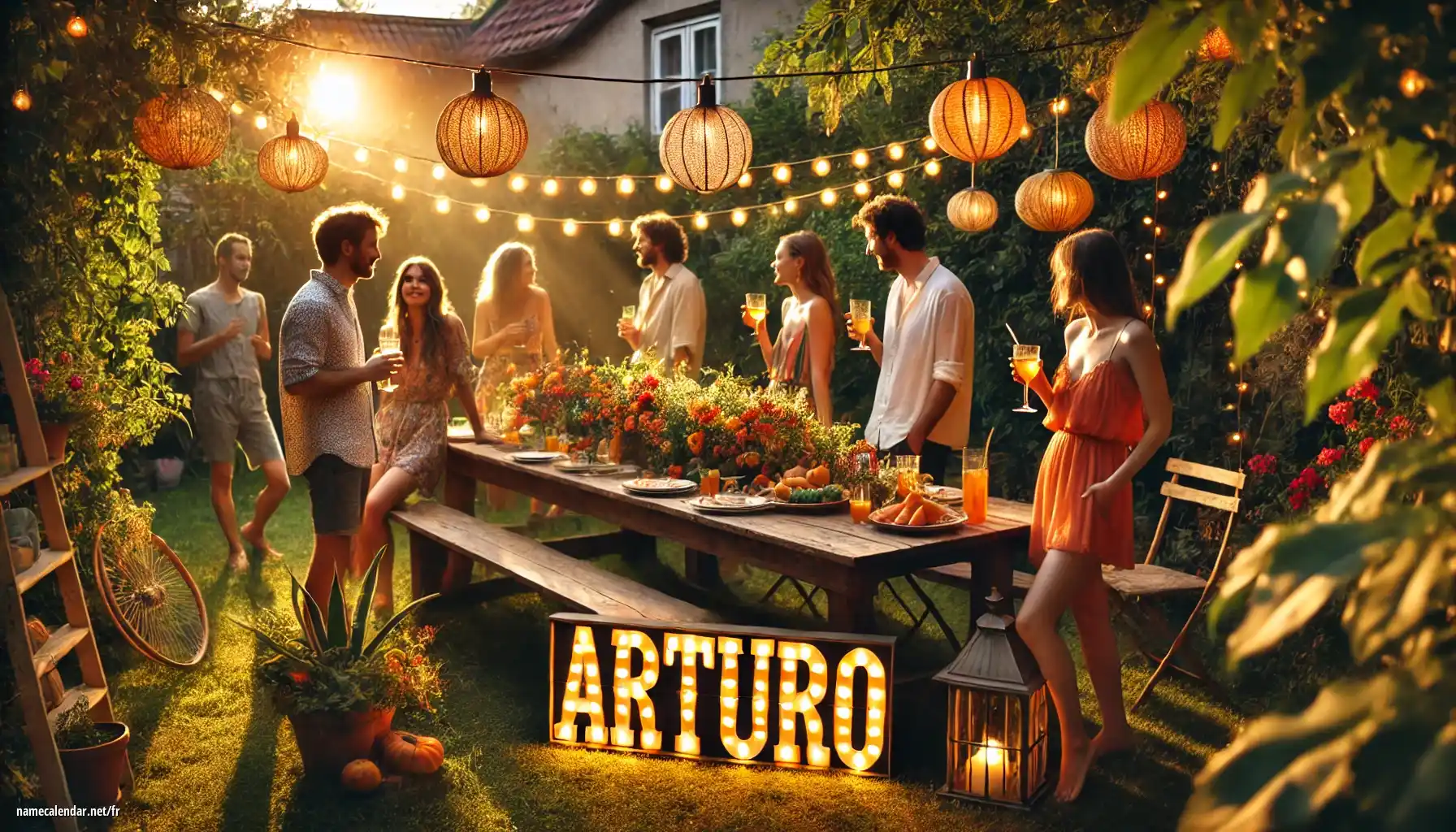 Célébration du jour du nom et du nom - Arturo