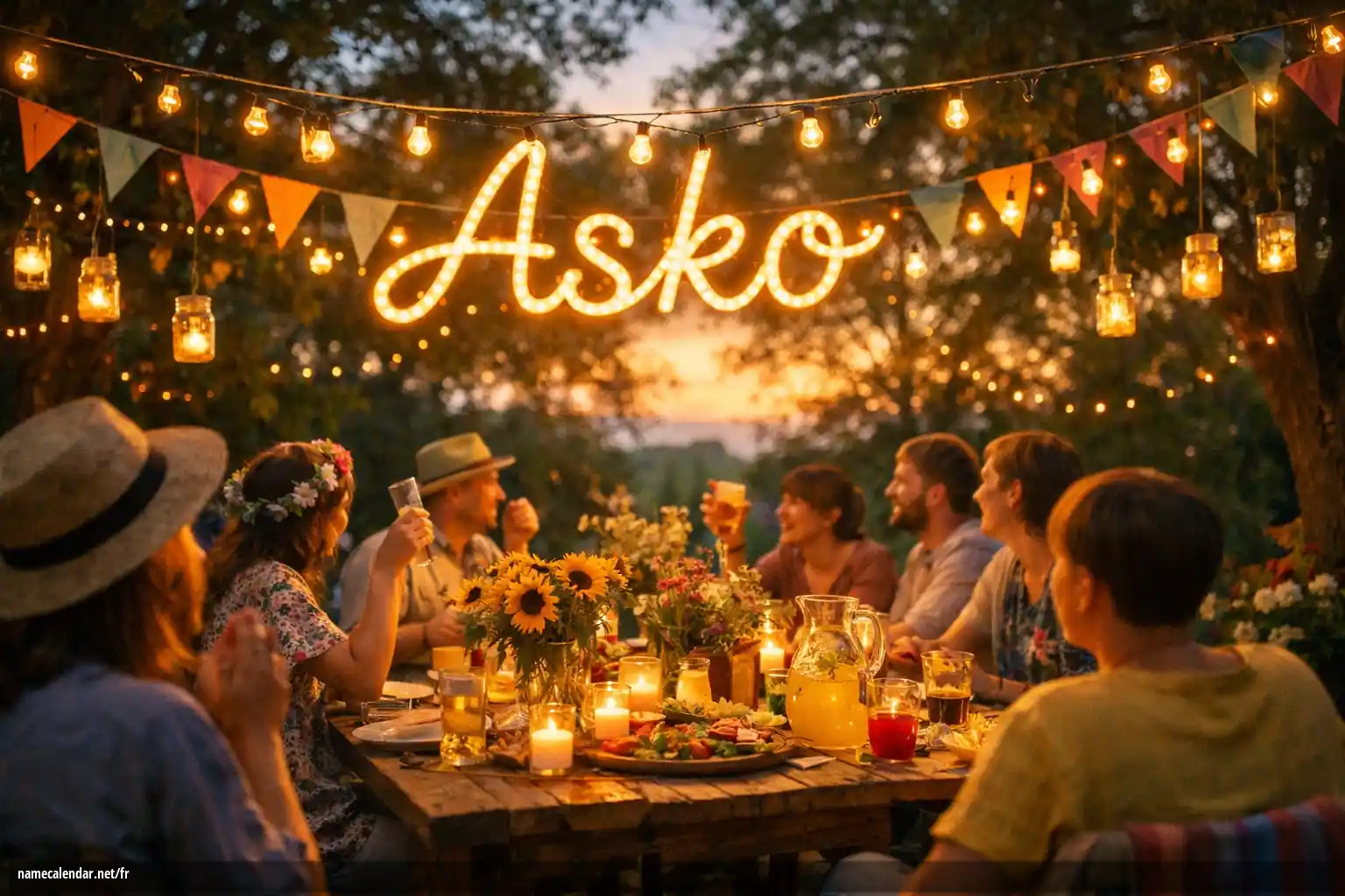 Célébration du jour du nom et du nom - Asko