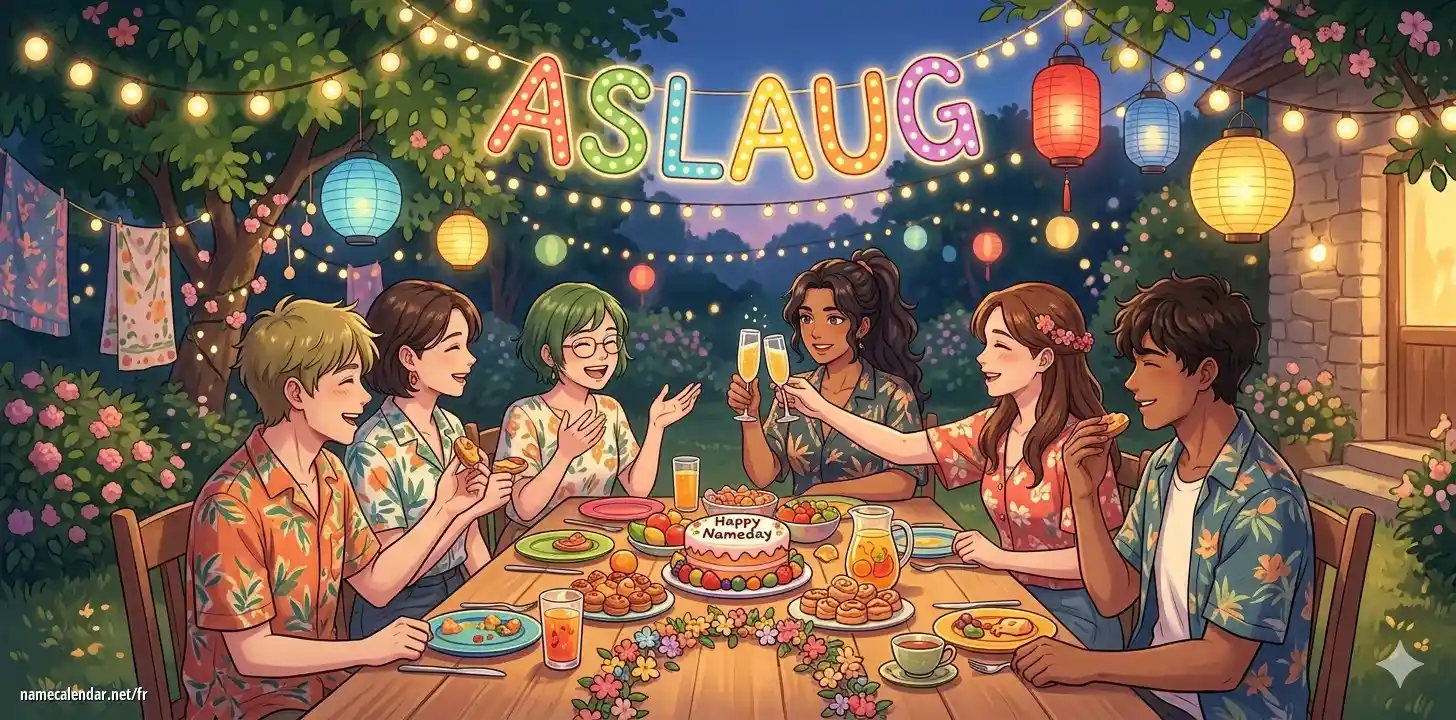 Célébration du jour du nom et du nom - Aslaug