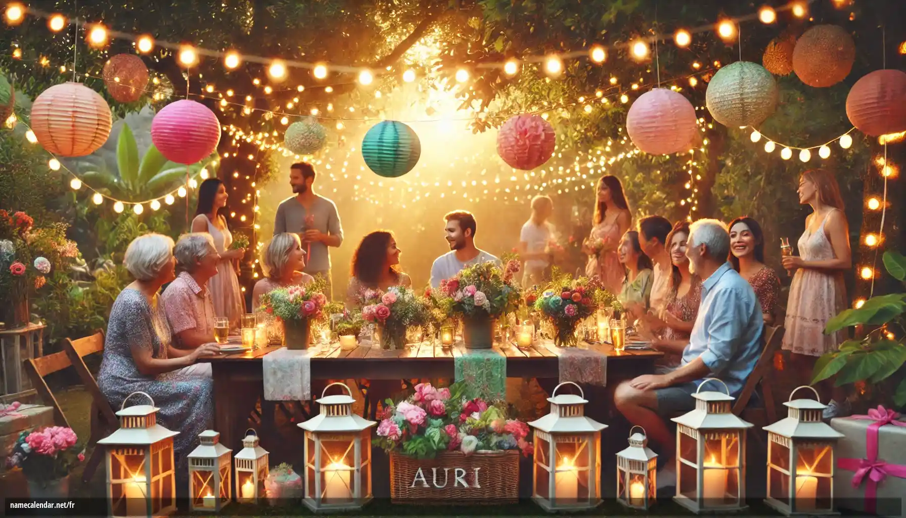 Célébration du jour du nom et du nom - Auri