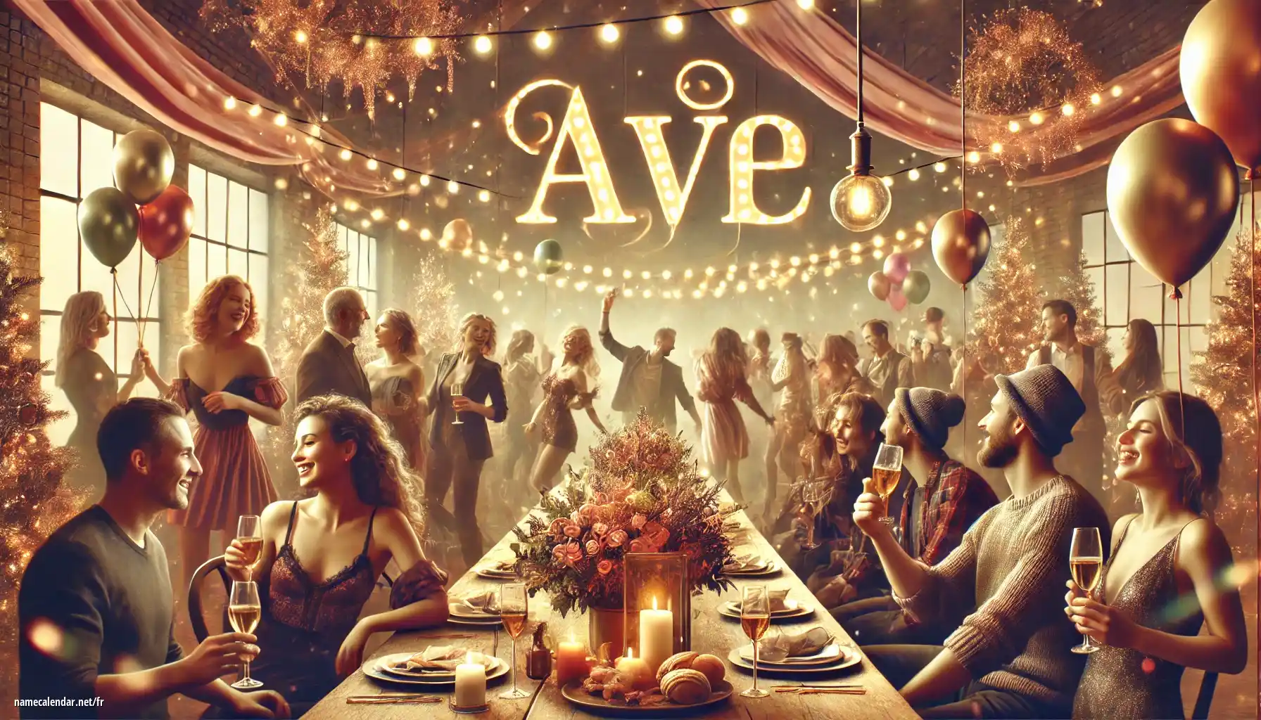 Célébration du jour du nom et du nom - Ave