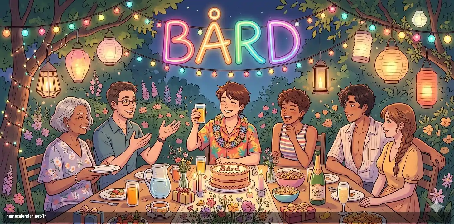 Célébration du jour du nom et du nom - Bård