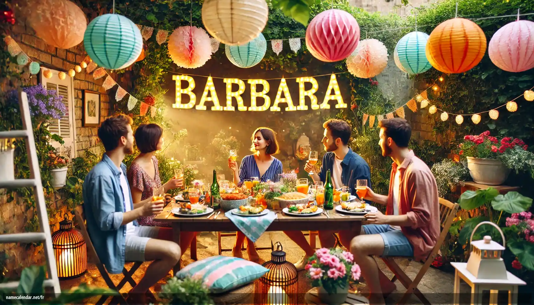 Célébration du jour du nom et du nom - Barbara