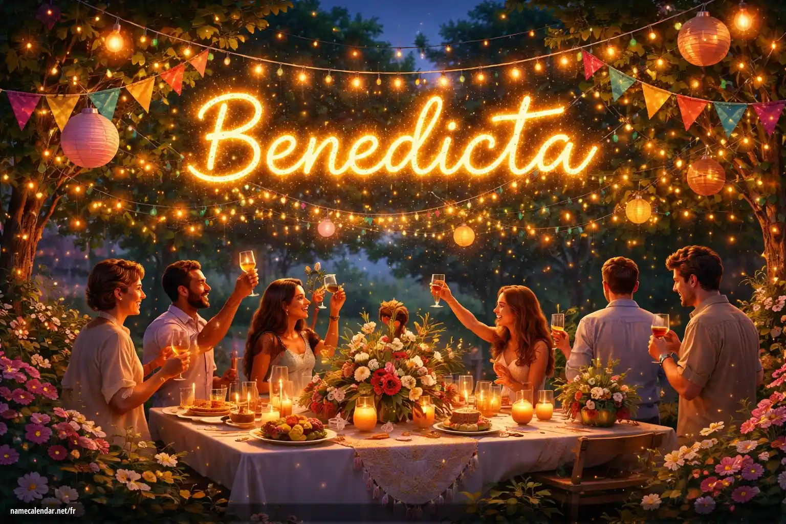 Célébration du jour du nom et du nom - Benedicta