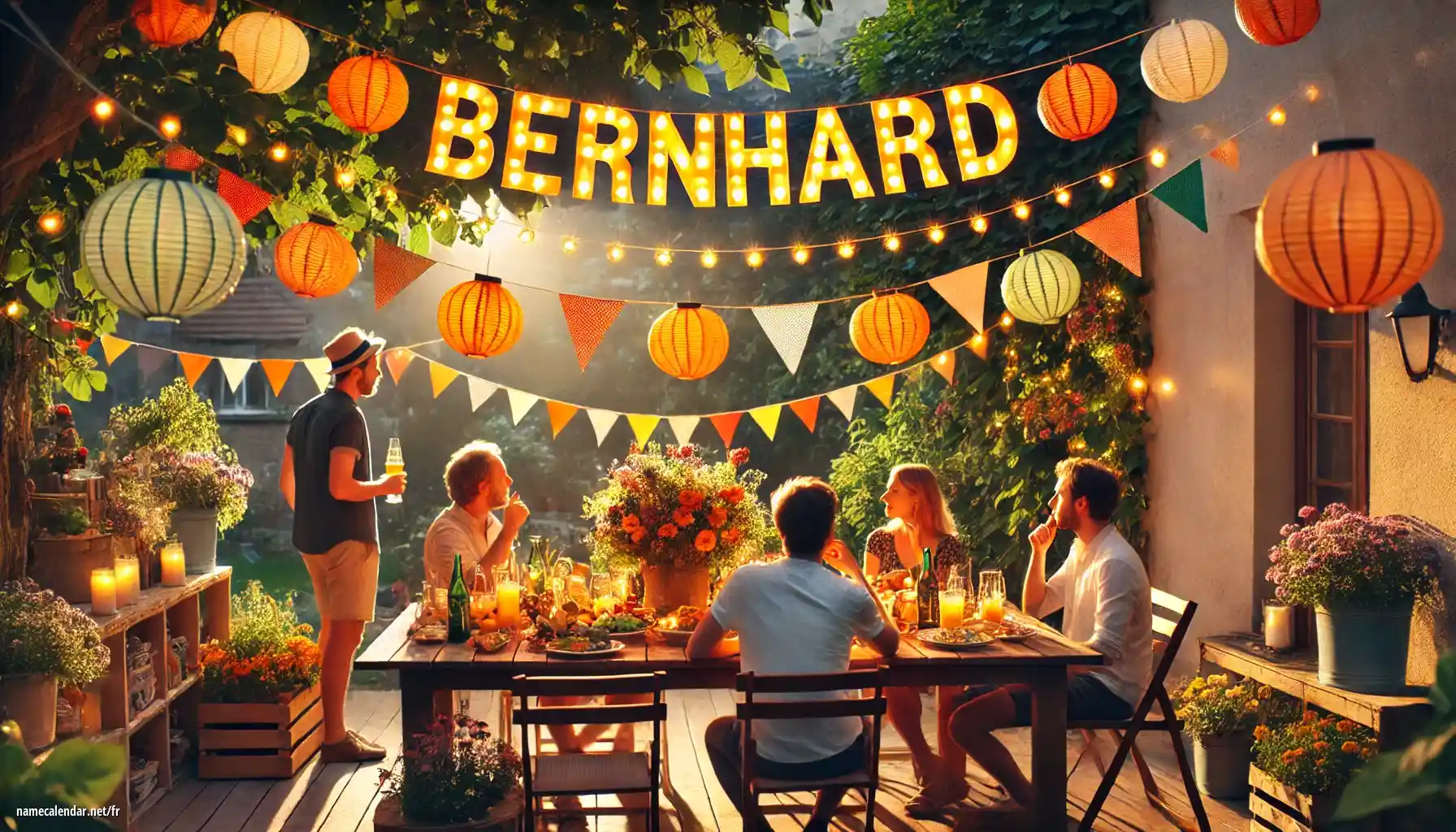 Célébration du jour du nom et du nom - Bernhard