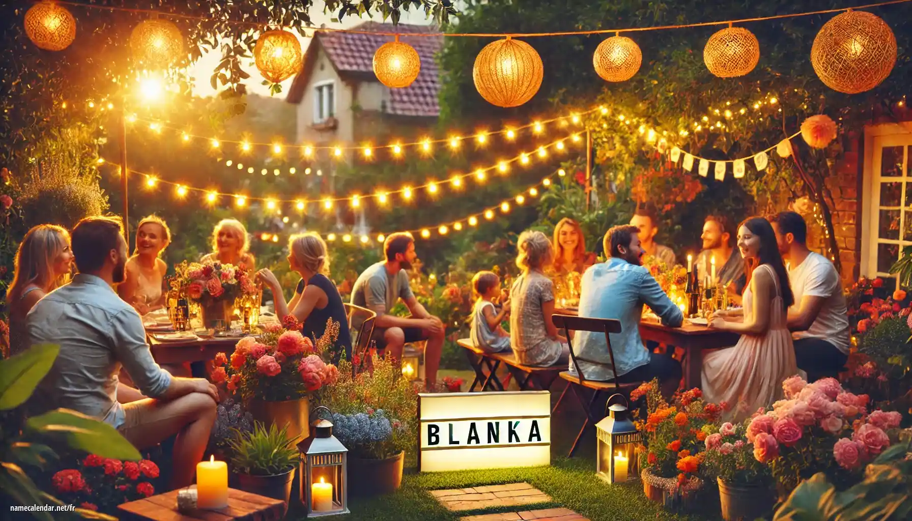 Célébration du jour du nom et du nom - Blanka