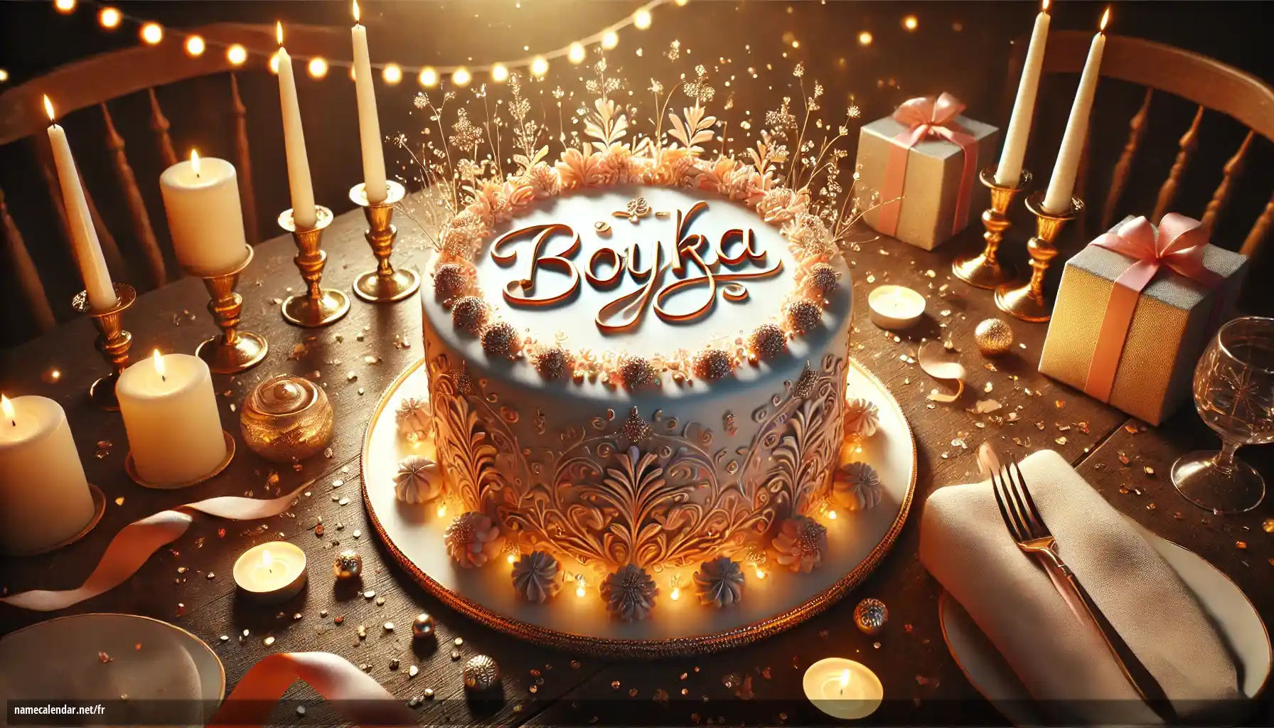 Célébration du jour du nom et du nom - Boyka