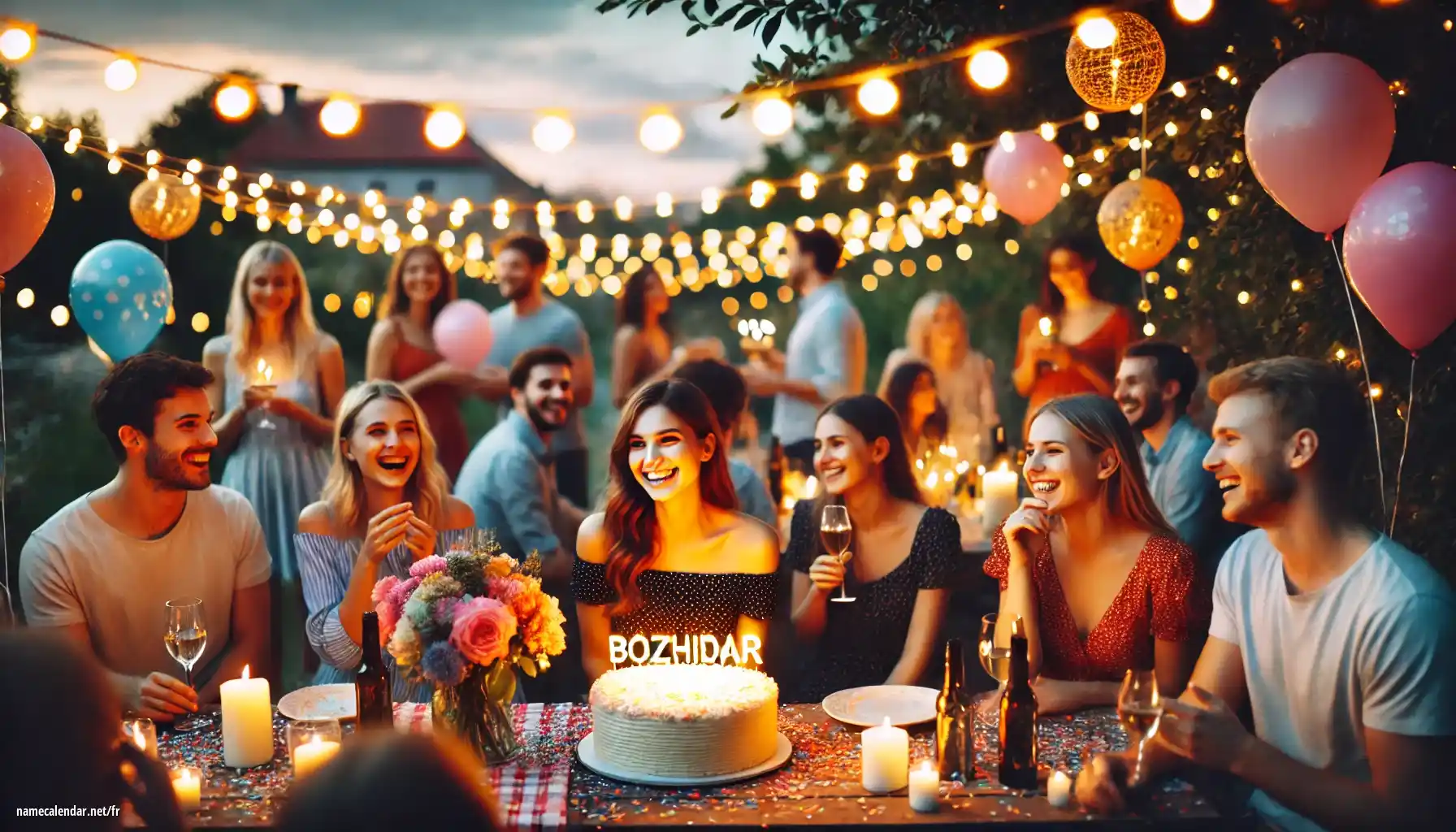 Célébration du jour du nom et du nom - Bozhidar