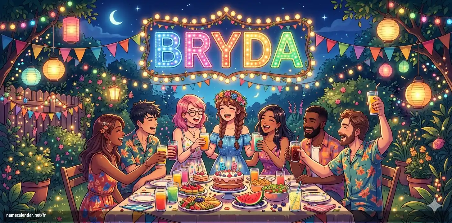 Célébration du jour du nom et du nom - Bryda