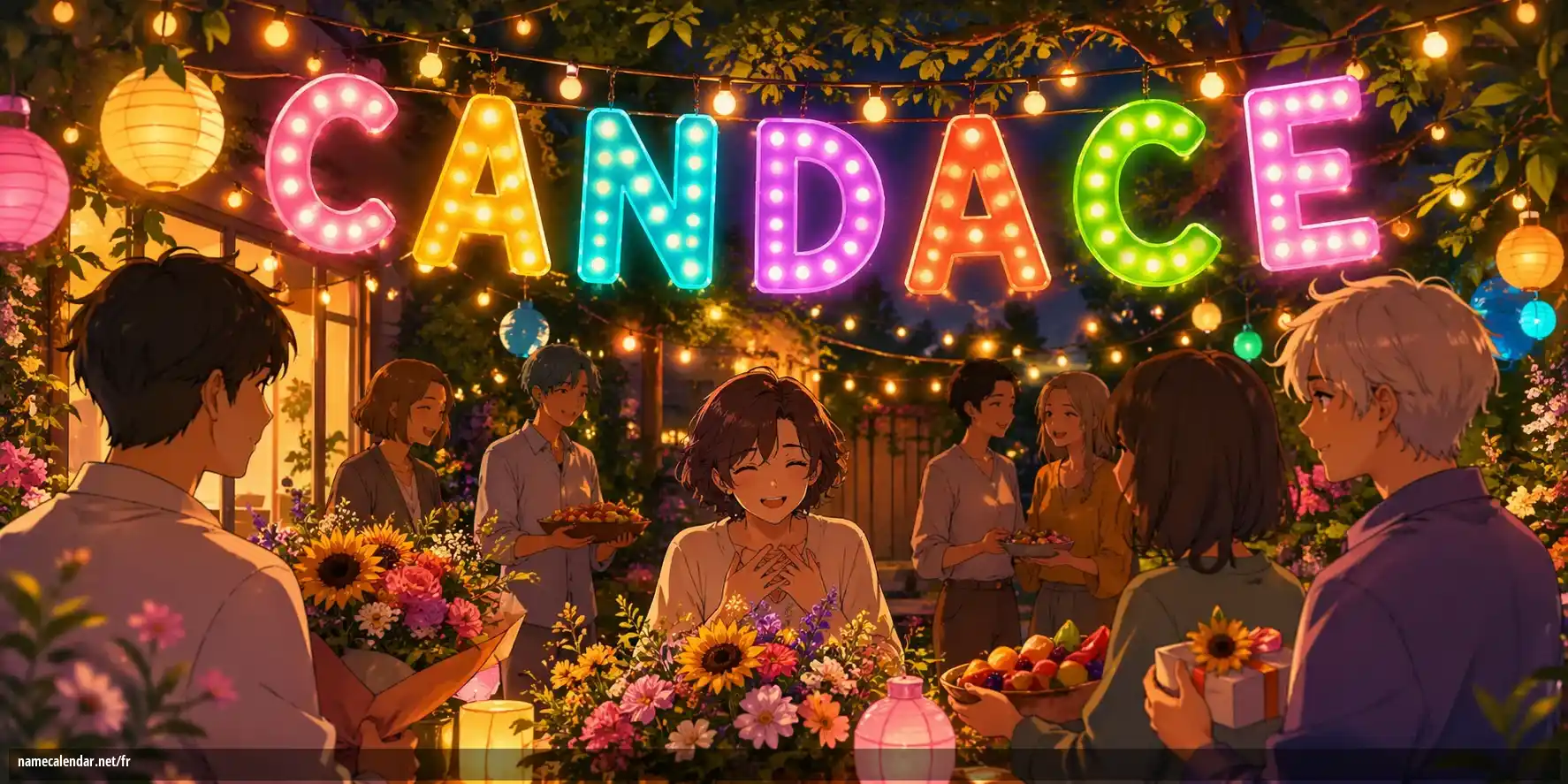 Célébration du jour du nom et du nom - Candace