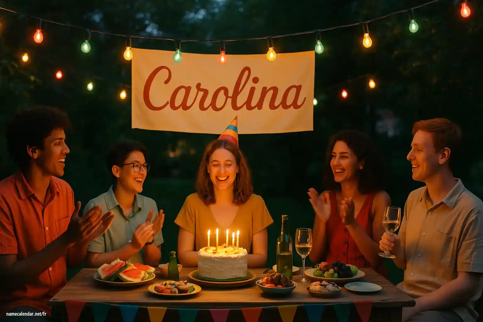 Célébration du jour du nom et du nom - Carolina