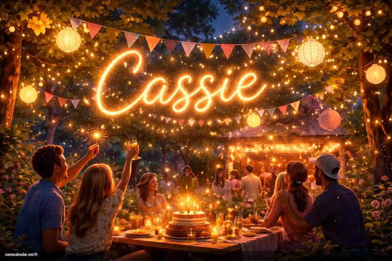 Célébration du jour du nom et du nom - Cassie