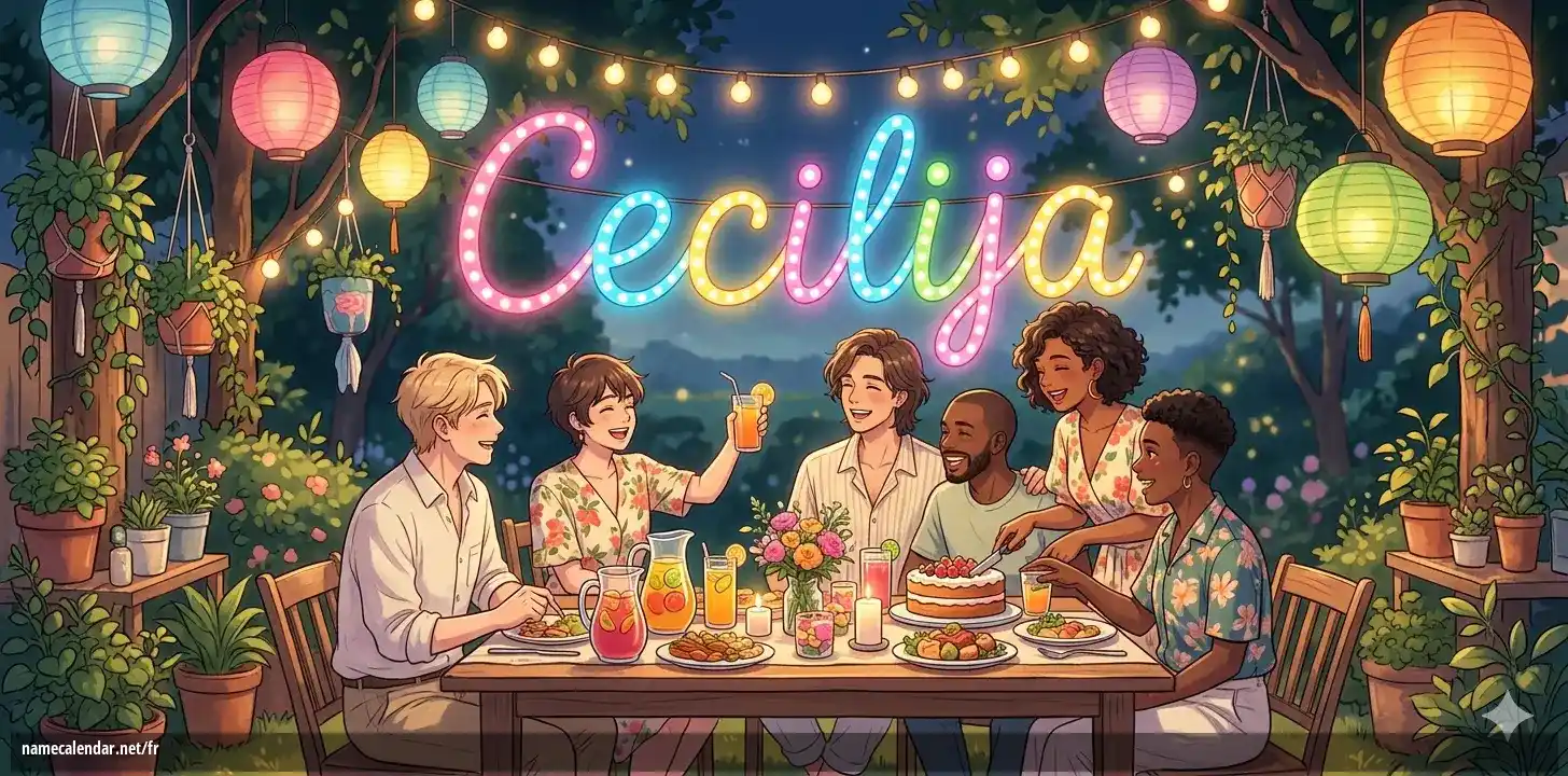 Célébration du jour du nom et du nom - Cecilija
