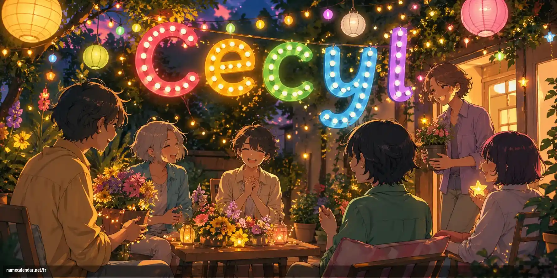 Célébration du jour du nom et du nom - Cecyl