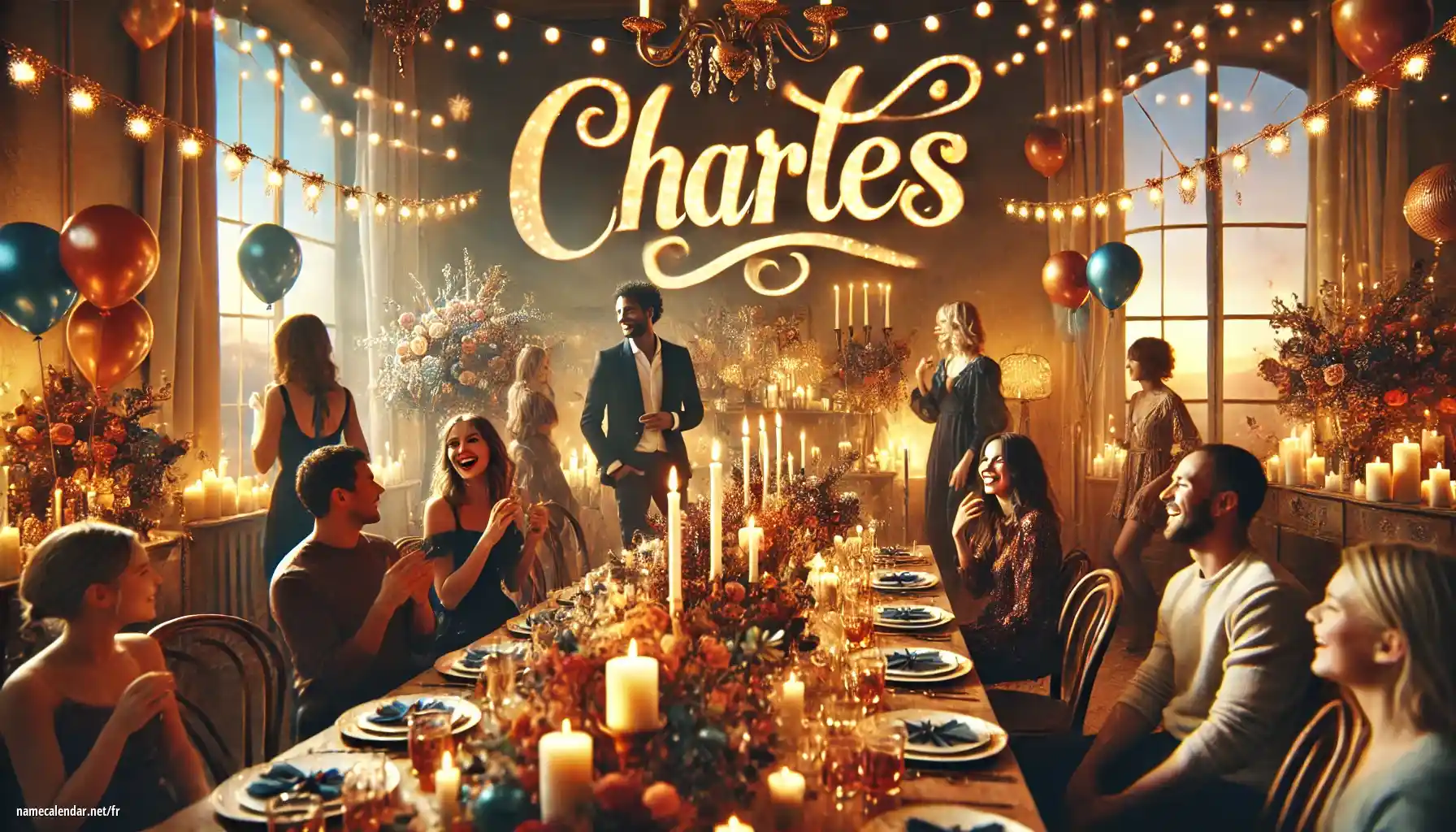 Célébration du jour du nom et du nom - Charles